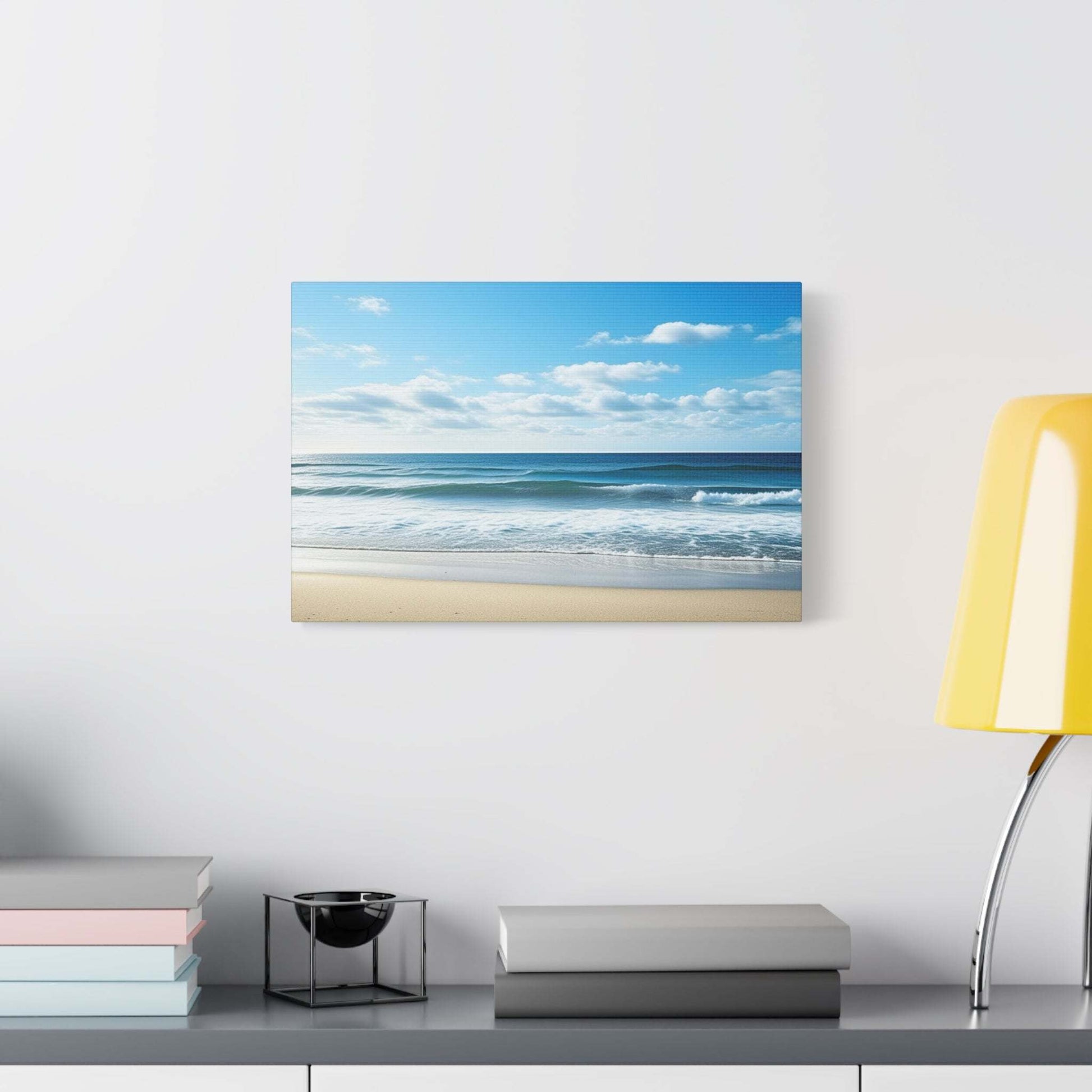 ocean canvas, beach print