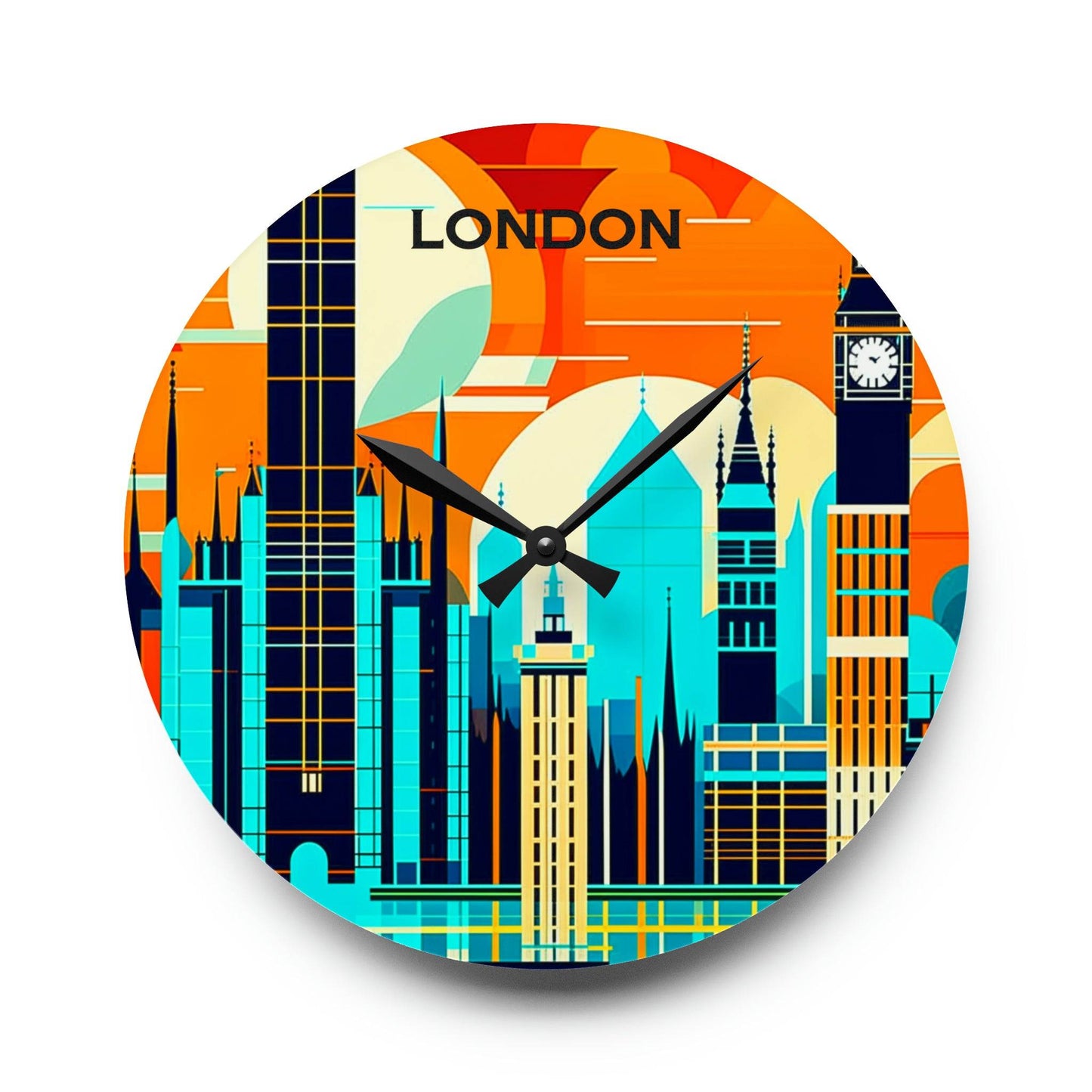 london clock, unique wall clock