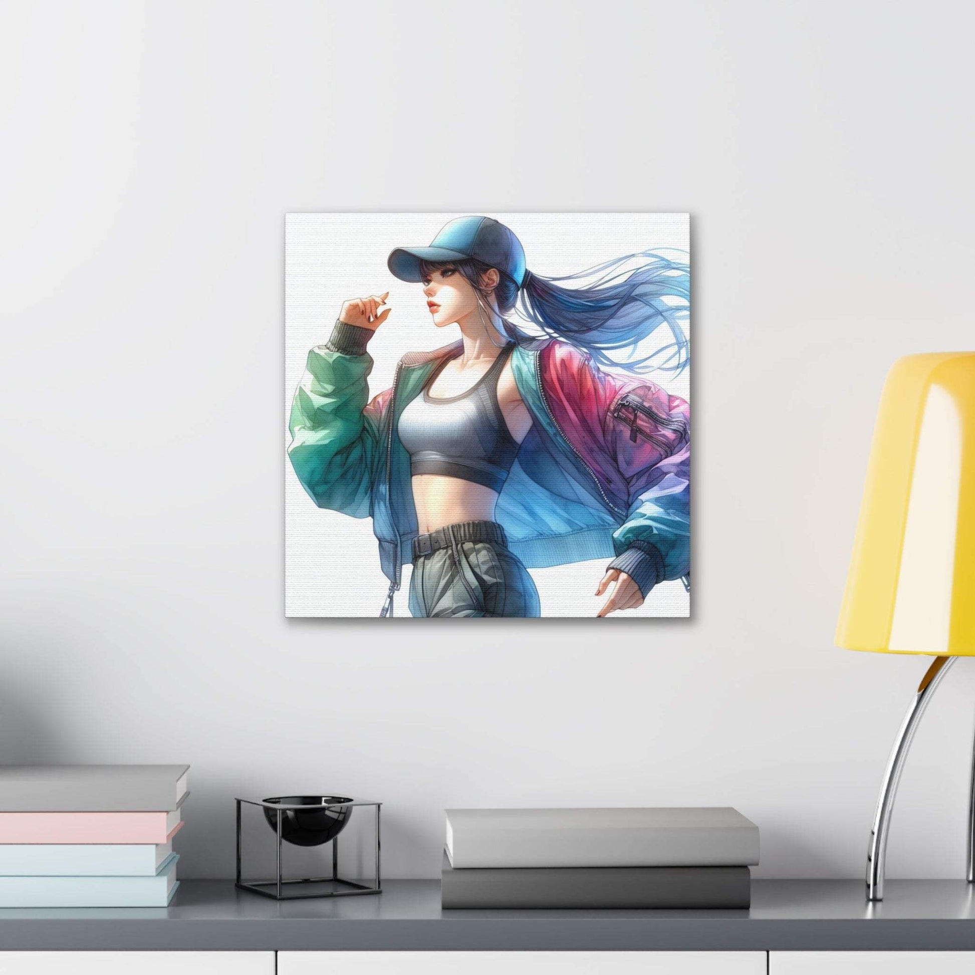 anime art, anime girl poster