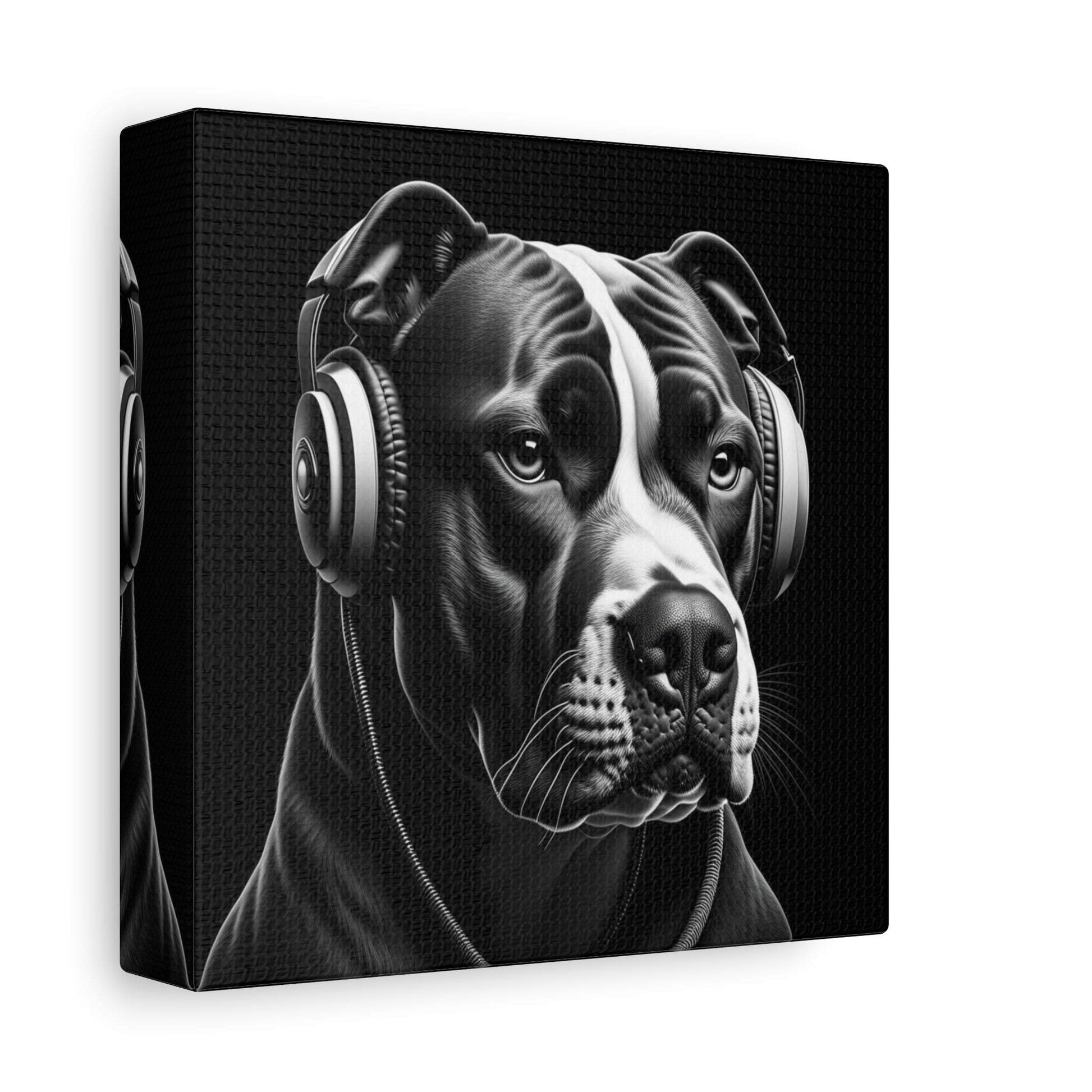 pitbull art, american pitbull artwork, gaming wall art