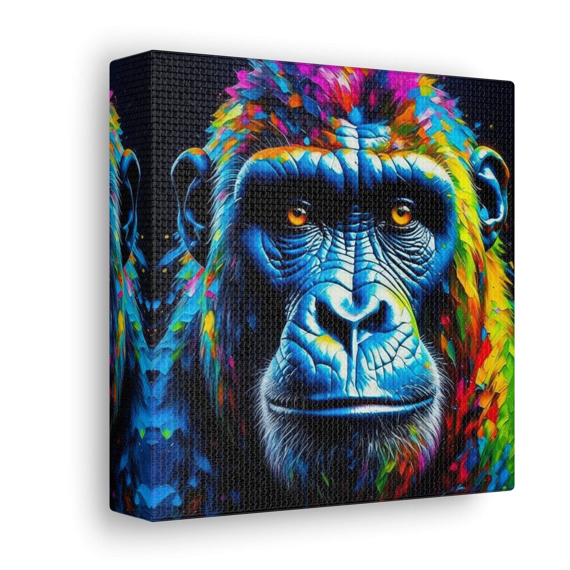 monkey artwork, gaming wall art, monkey wall art canvas