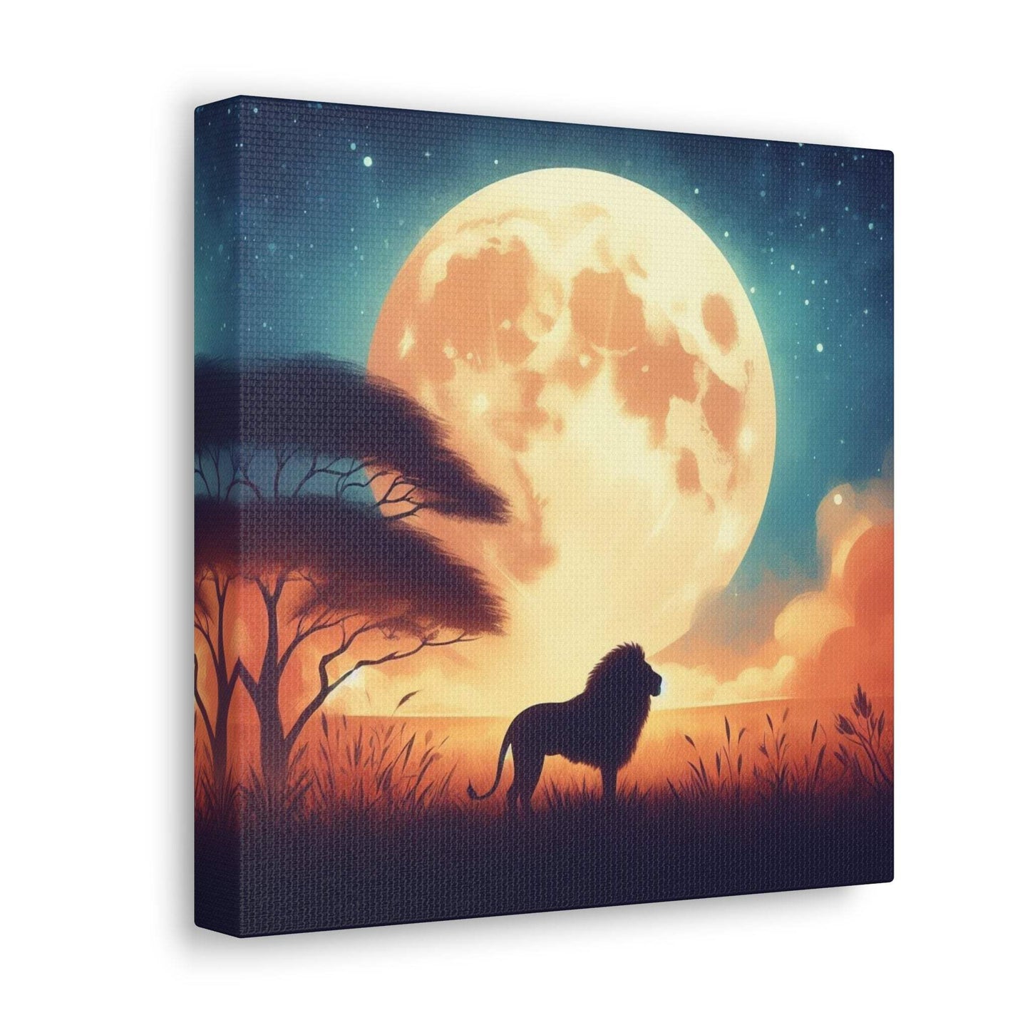 Lion Artwork, Lion wall art canvas