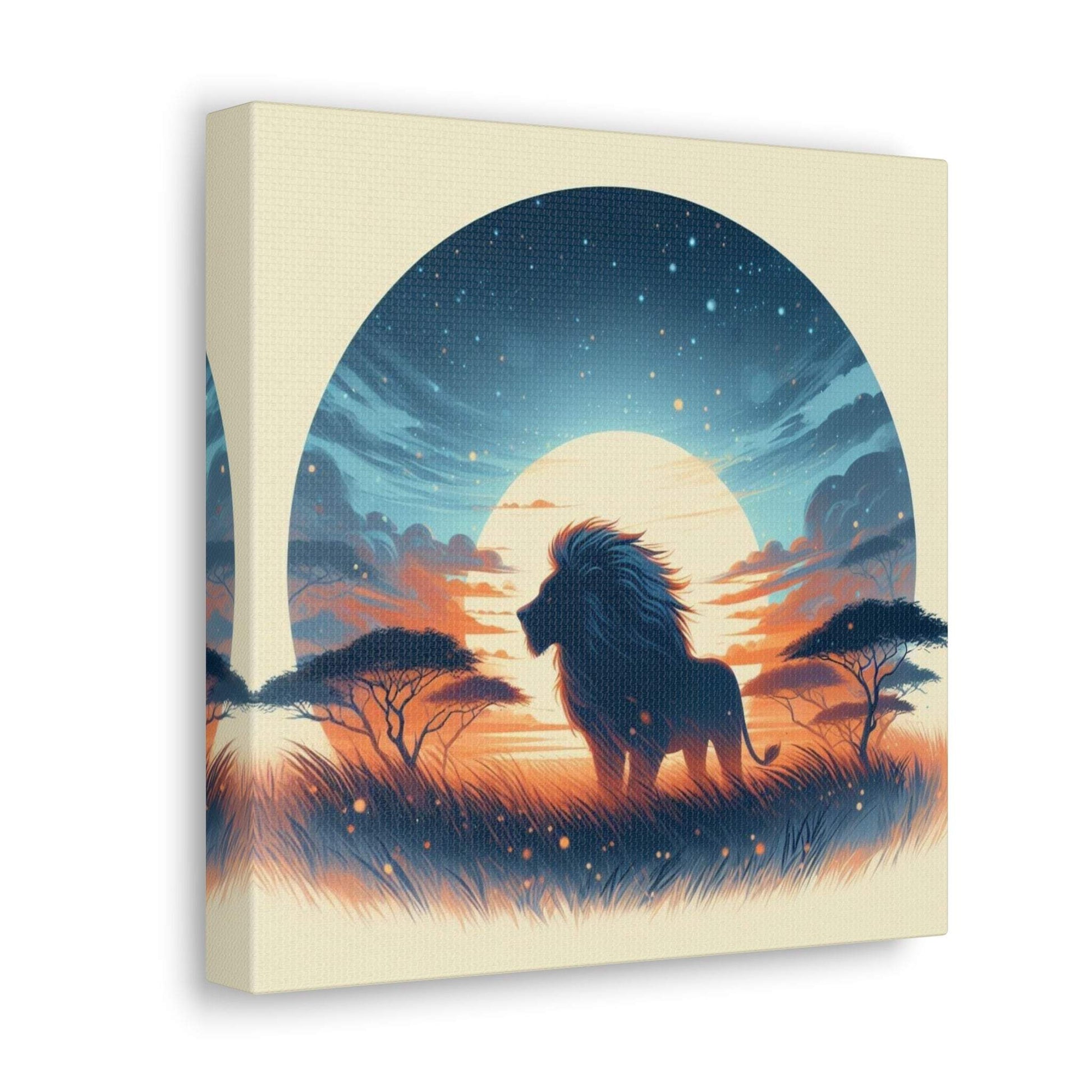 Lion Artwork, Lion wall art canvas