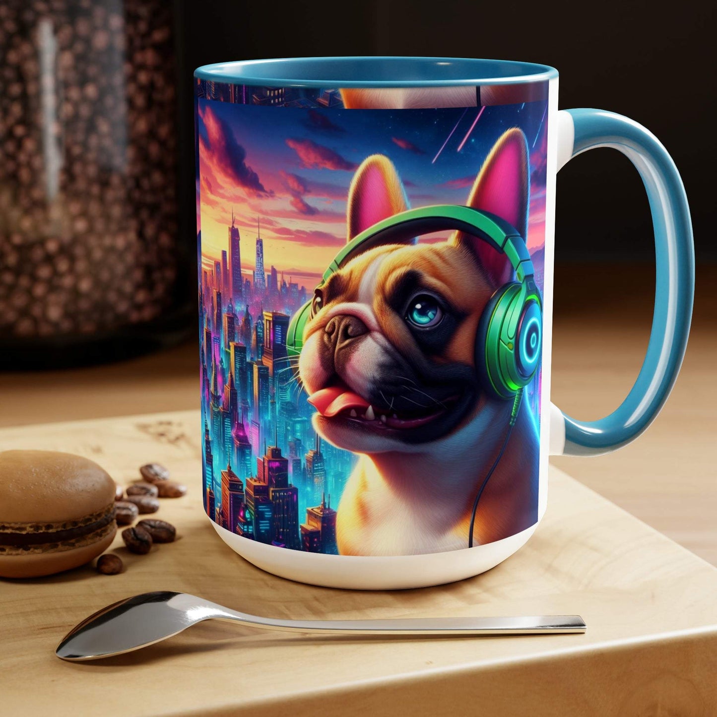 french bulldog mug, gaming mug