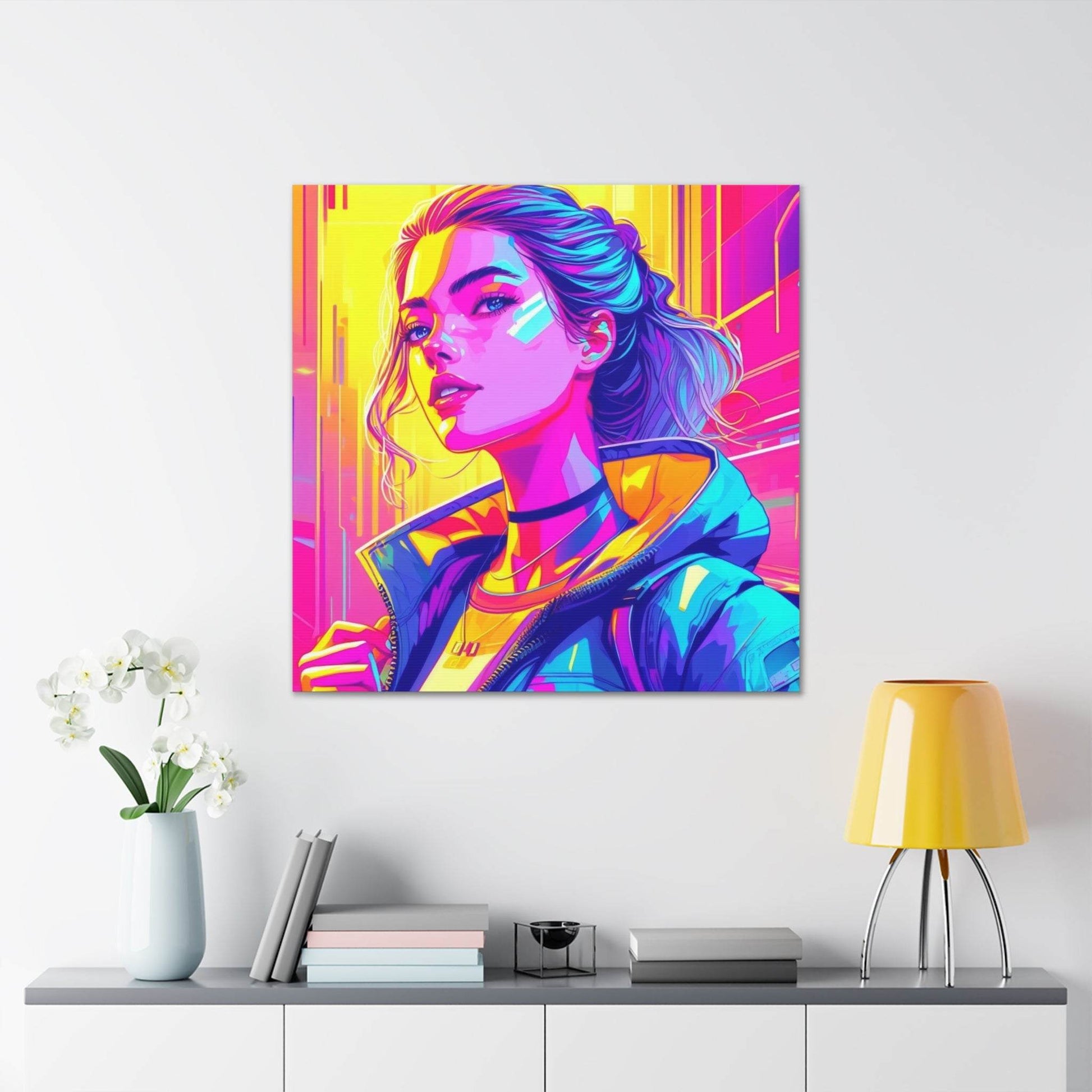 anime art, anime girl poster