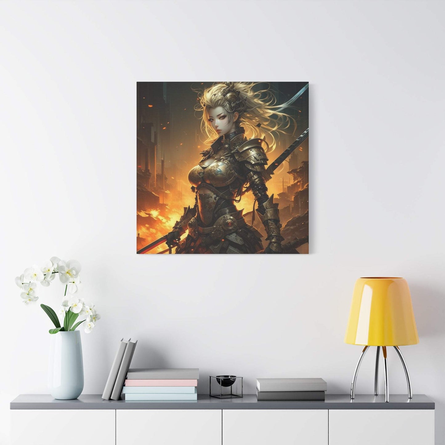 anime art, anime girl poster