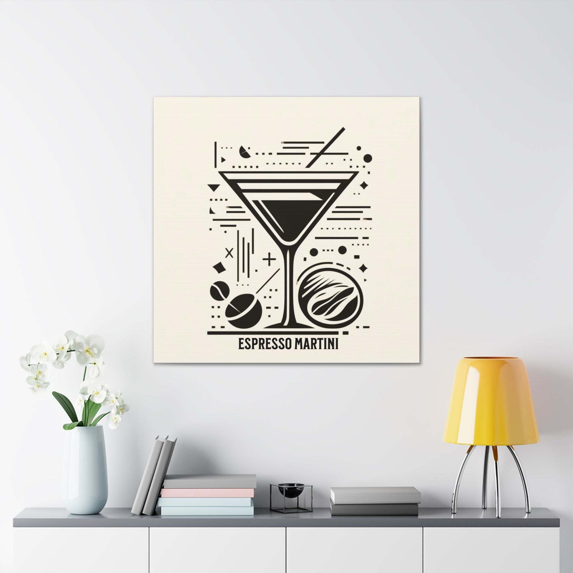 cocktail poster, bar cart decor