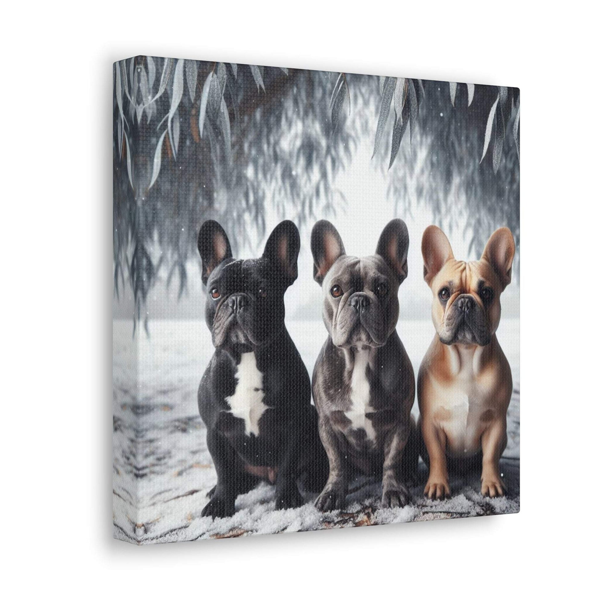 frenchie artwork, french bulldog wall art, frenchie canvas