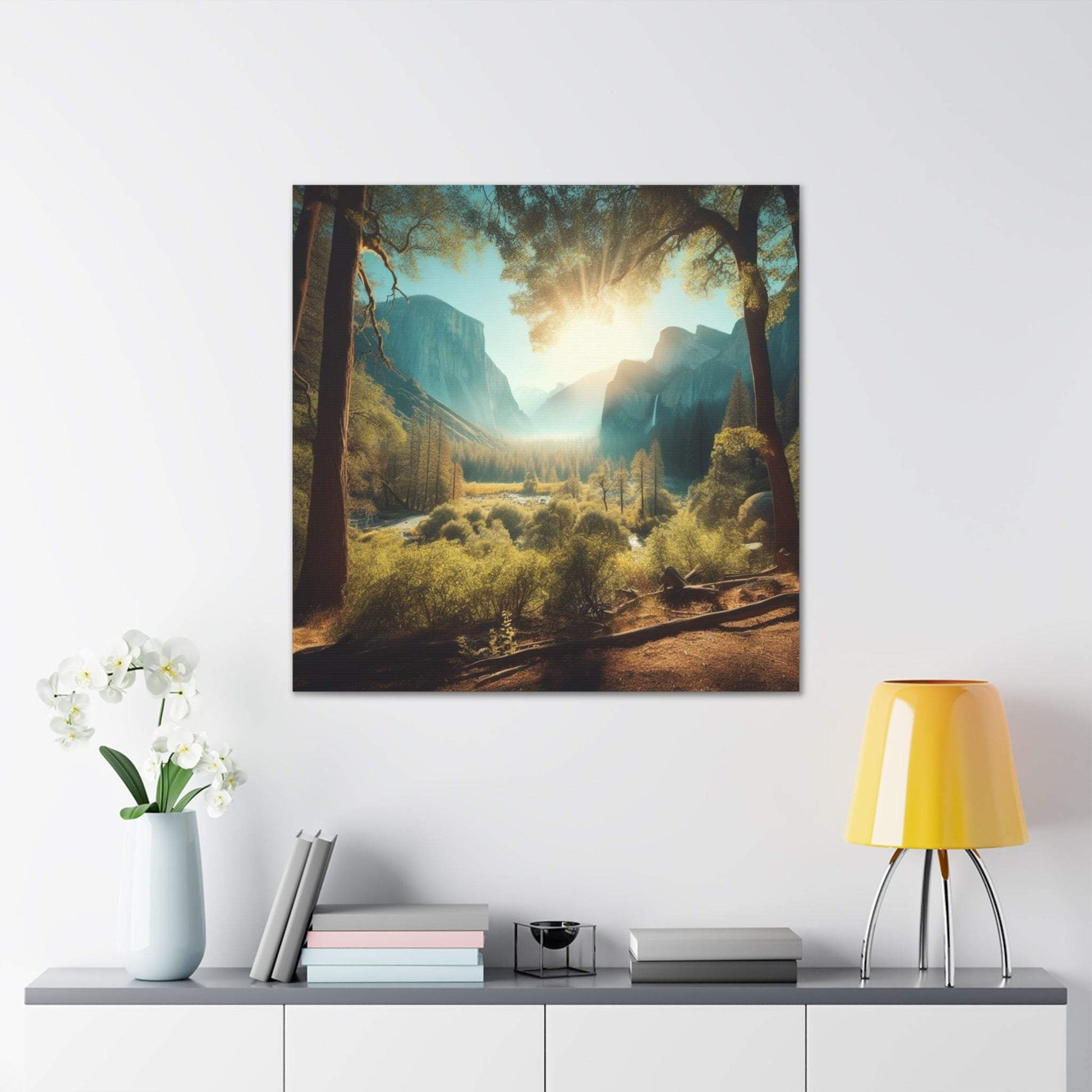 yosemite print, landscape print