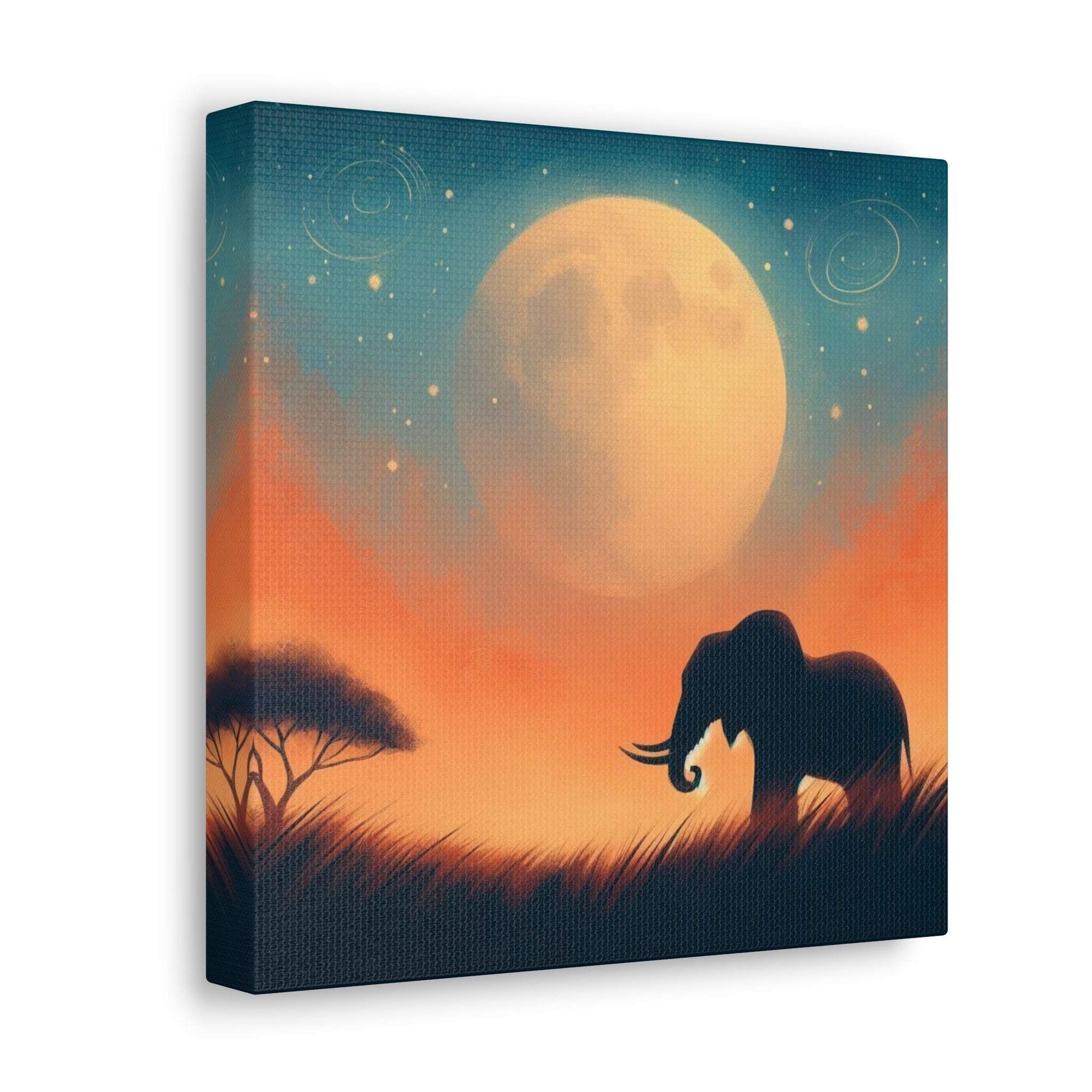 elephant artwork, elephant canvas art