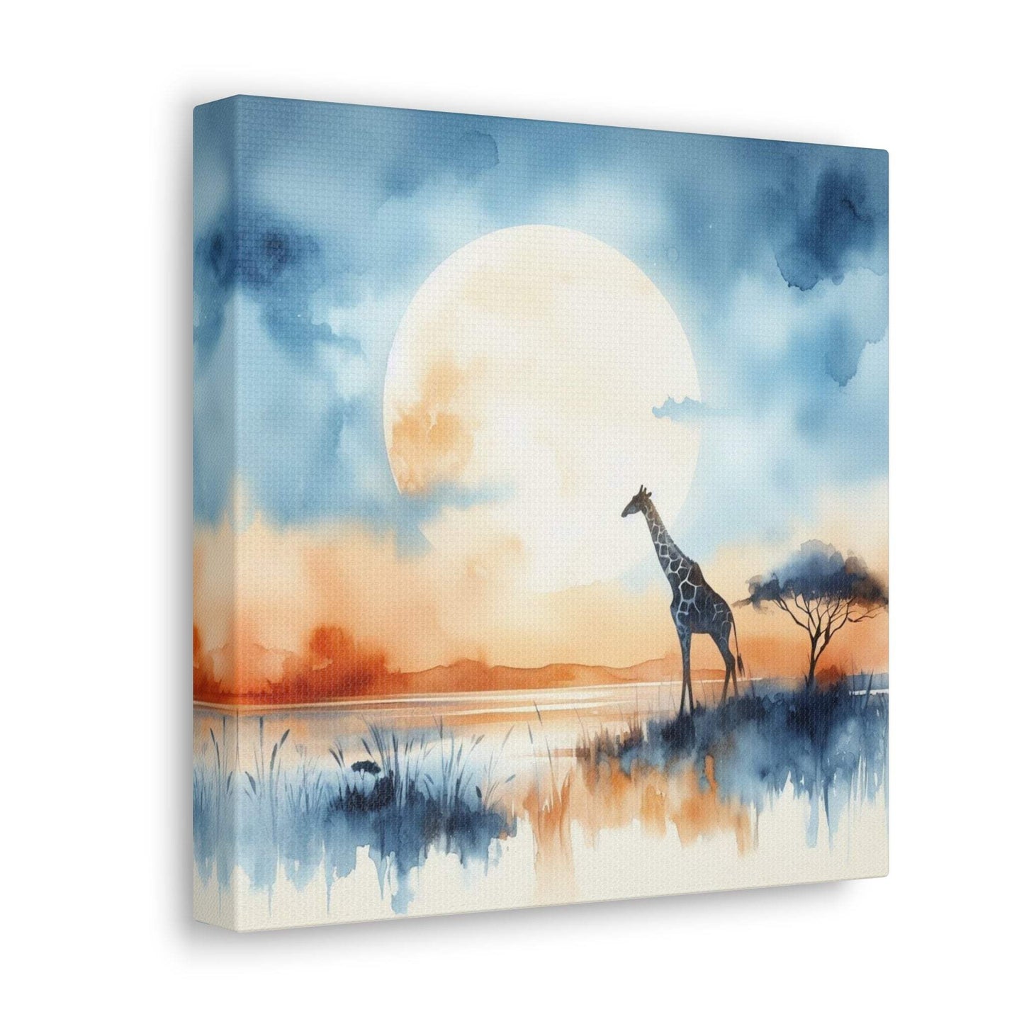 giraffe artwork, giraffe wall art canvas