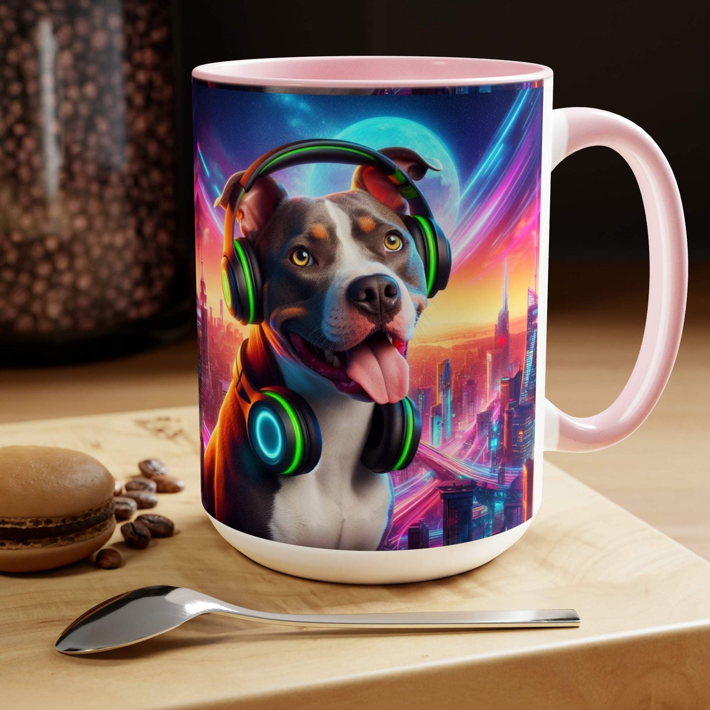 pitbull mug, gaming mug