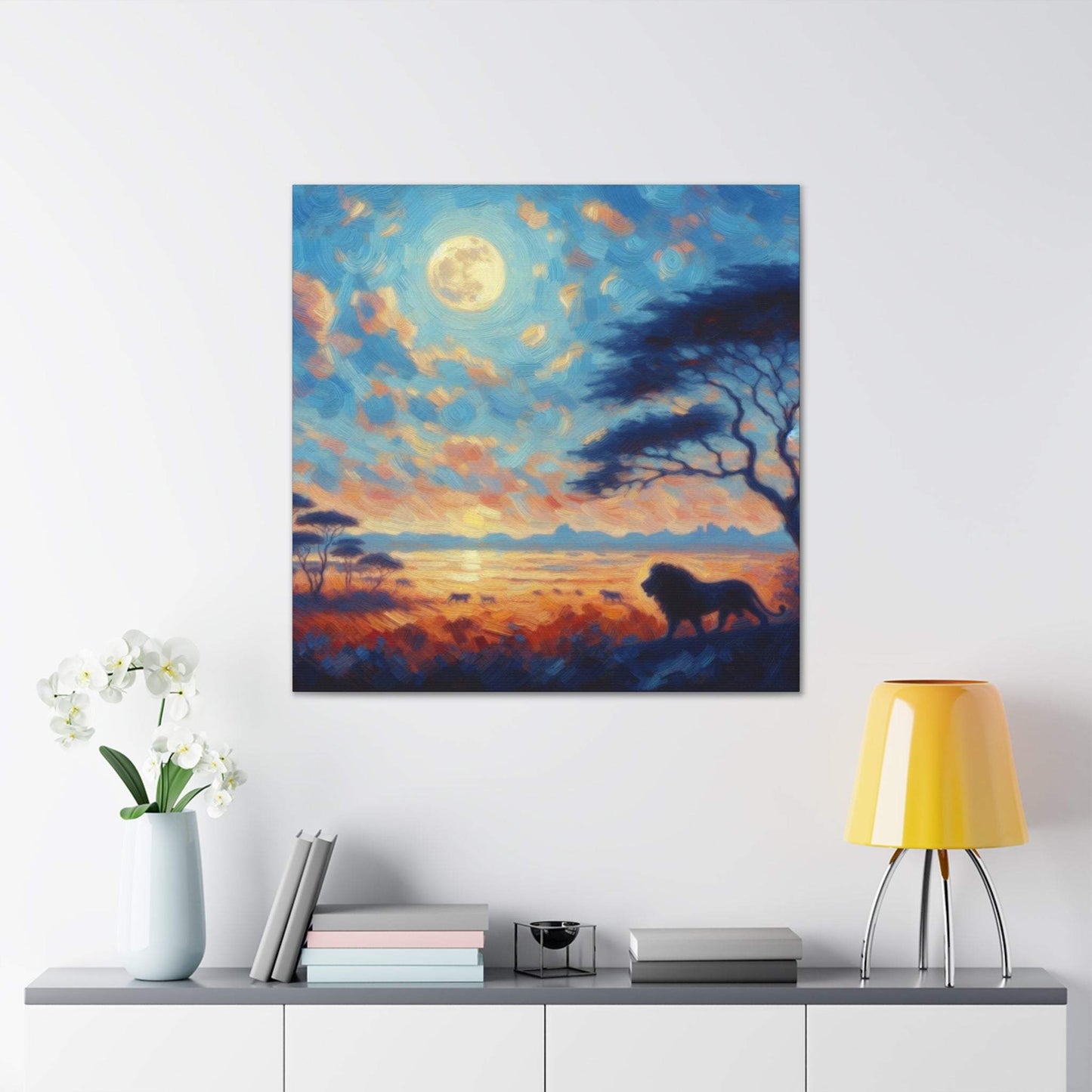 Lion Artwork, Lion wall art canvas