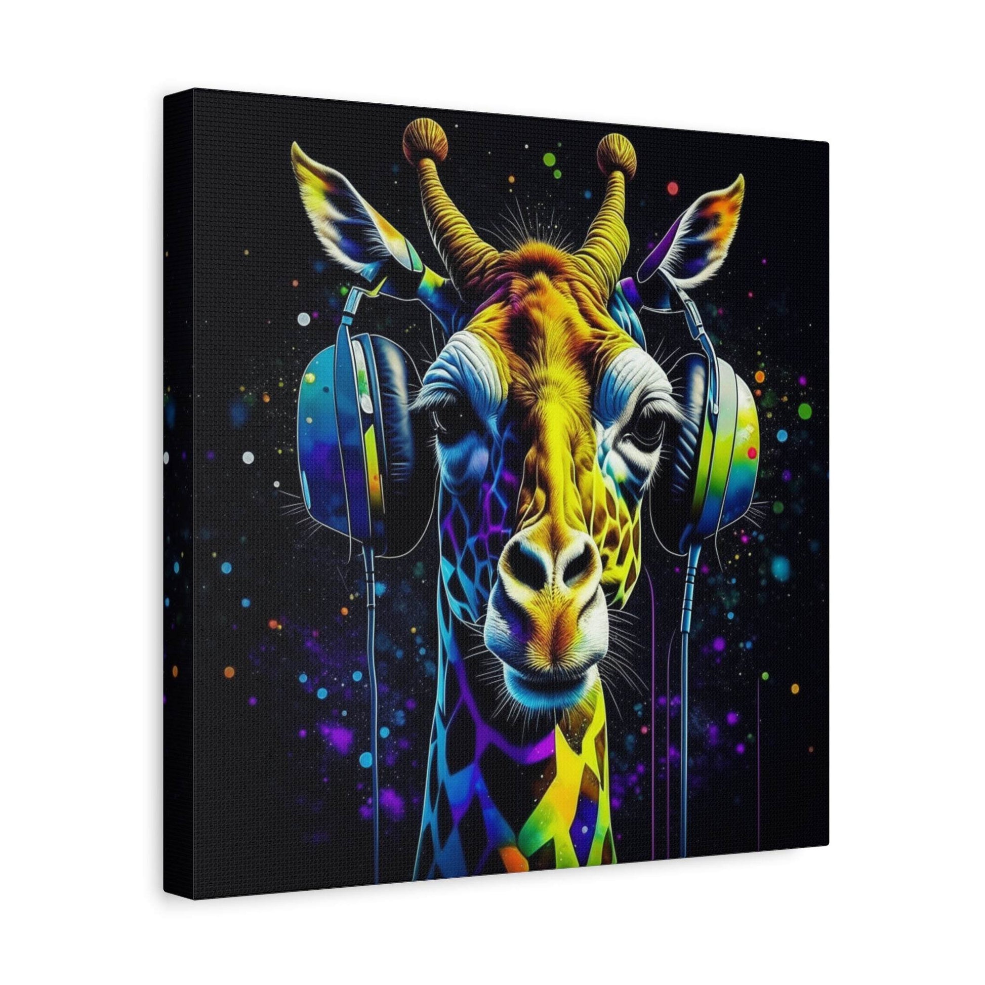 giraffe wall art, giraffe canvas, gaming wall art