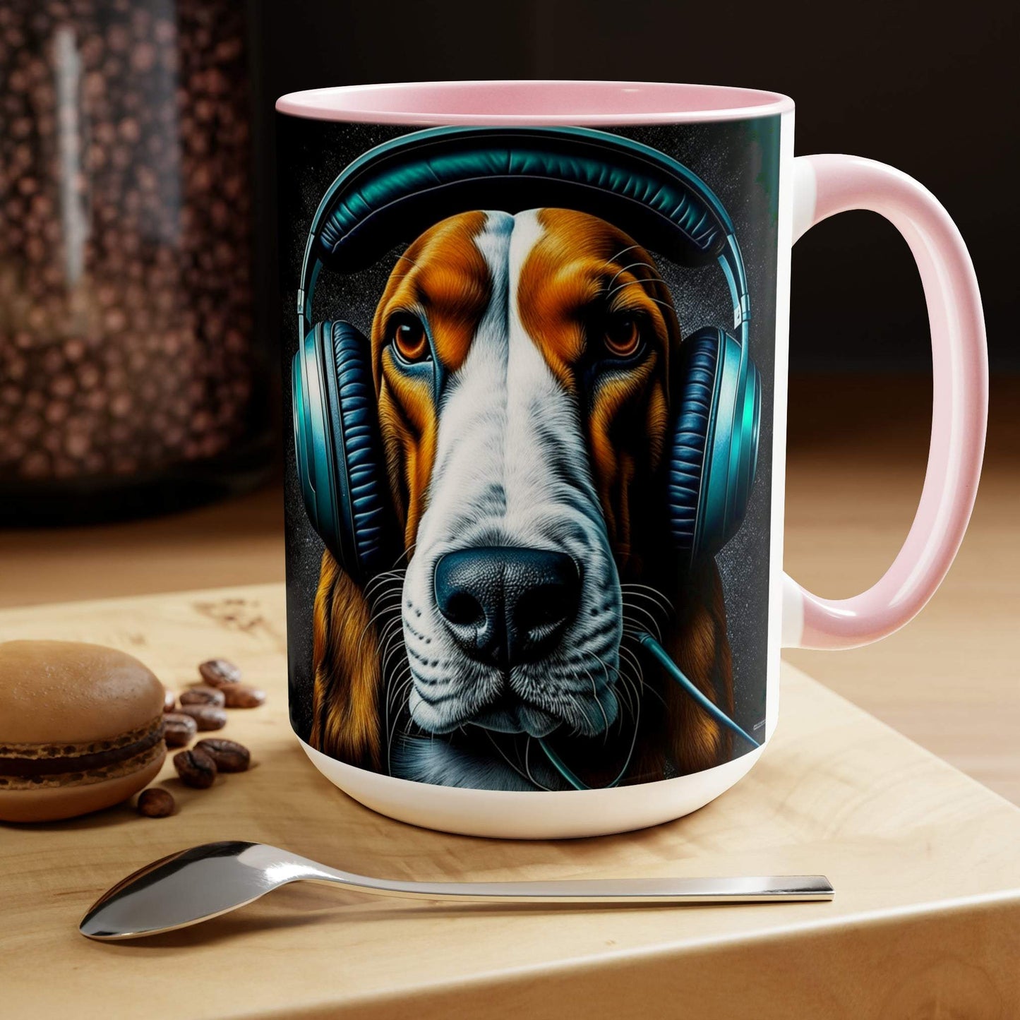 basset hound mug, gaming mug