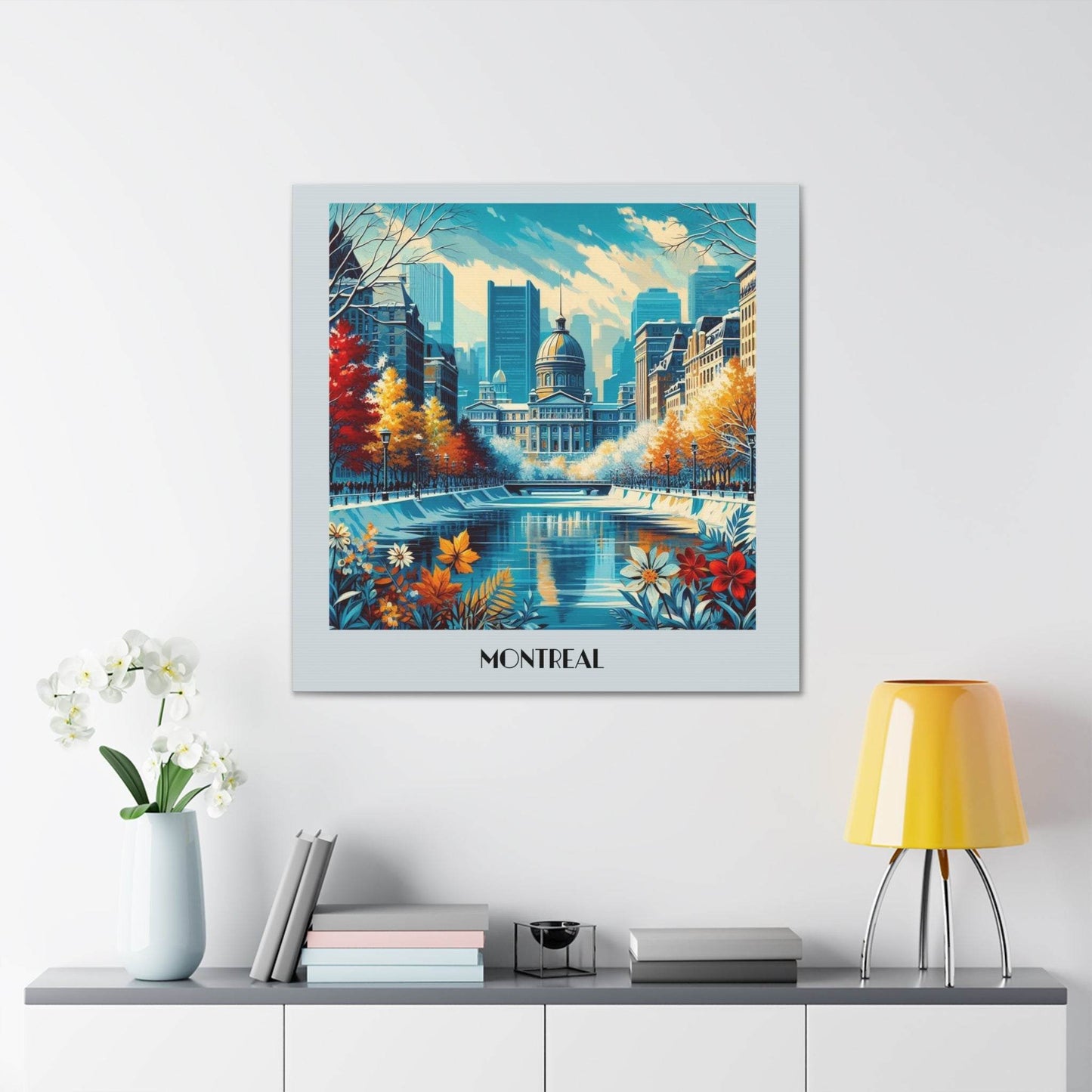 vintage travel poster, montreal poster