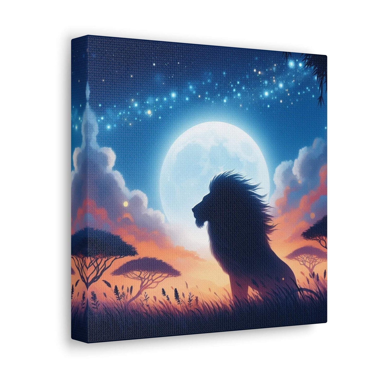 Lion Artwork, Lion wall art canvas