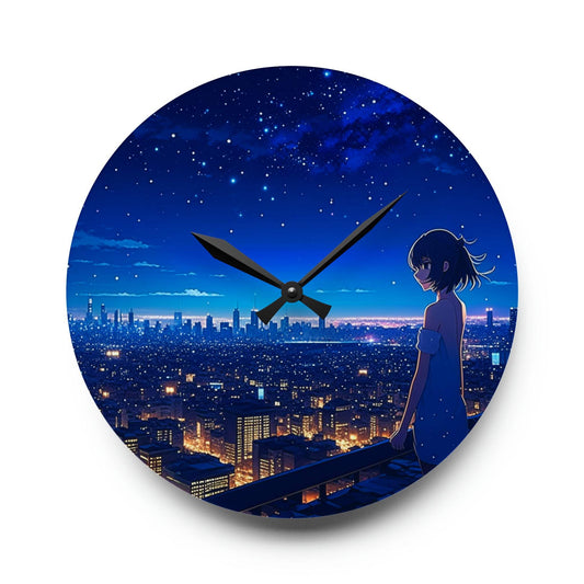 unique wall clock, anime clock