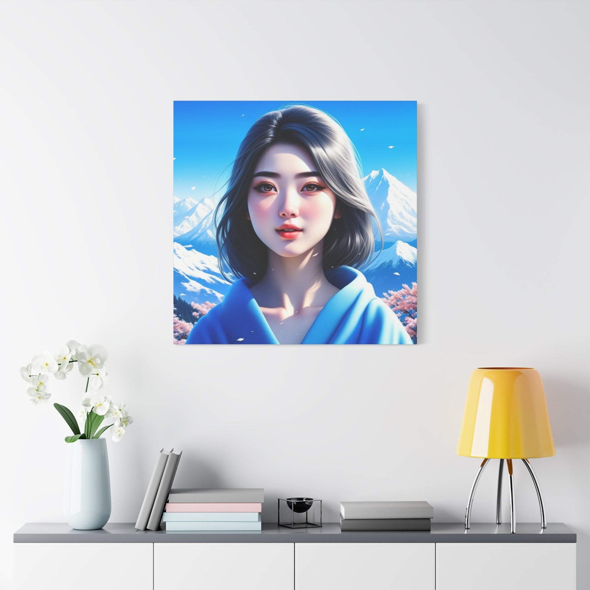 anime art, anime girl poster