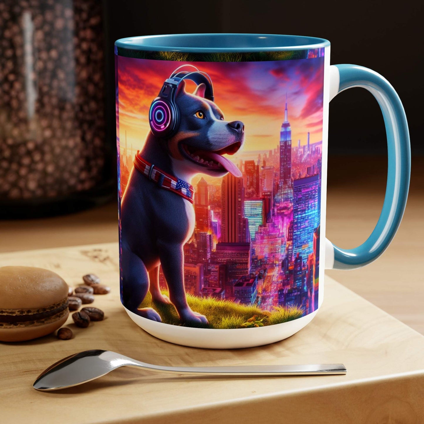 pitbull mug, gaming mug