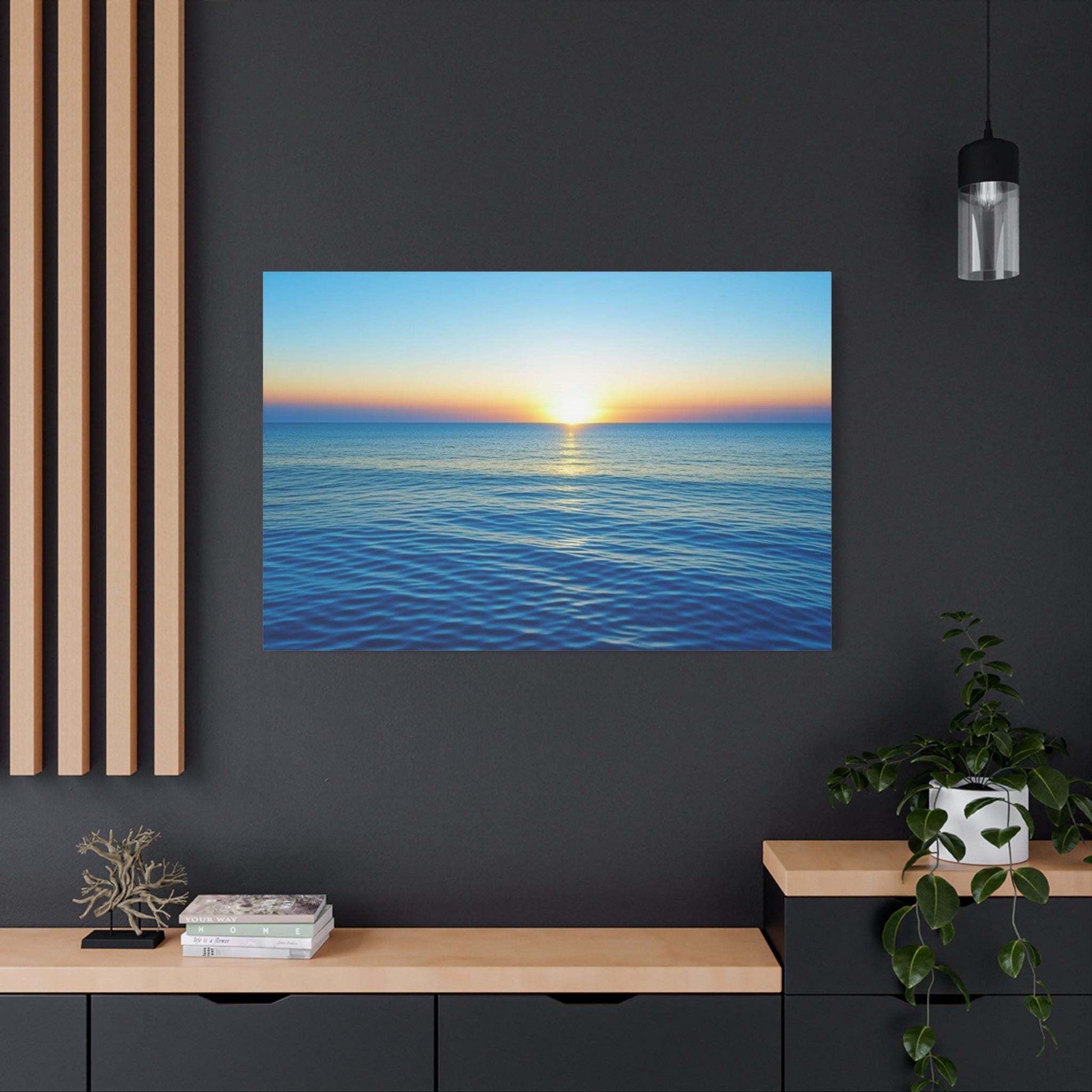 coastal artwork, ocean canvas wall art, beach canvas art, abstract seascape