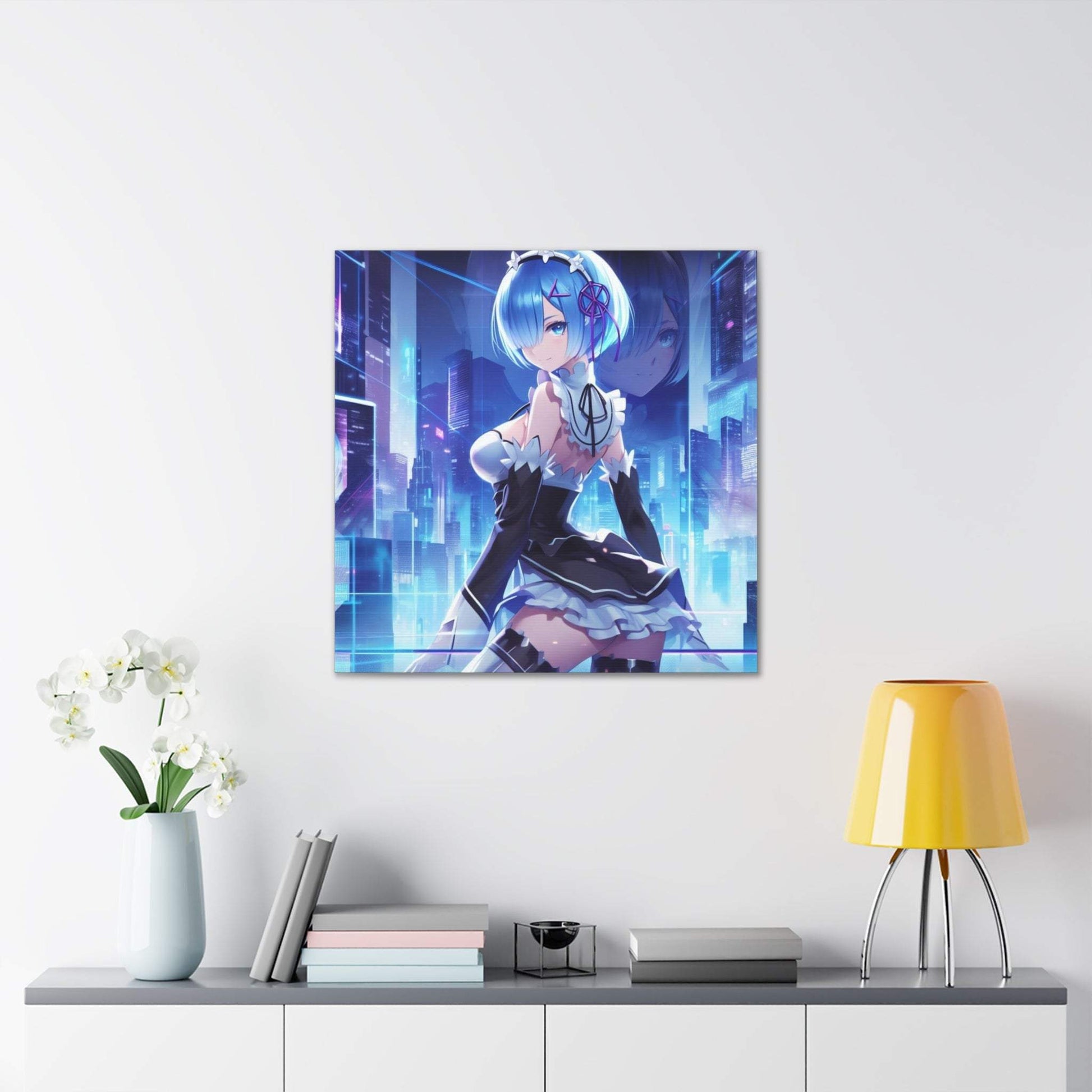 anime art, anime girl poster