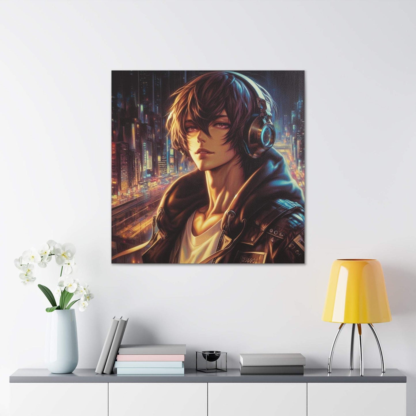 anime art, anime boy poster, anime canvas