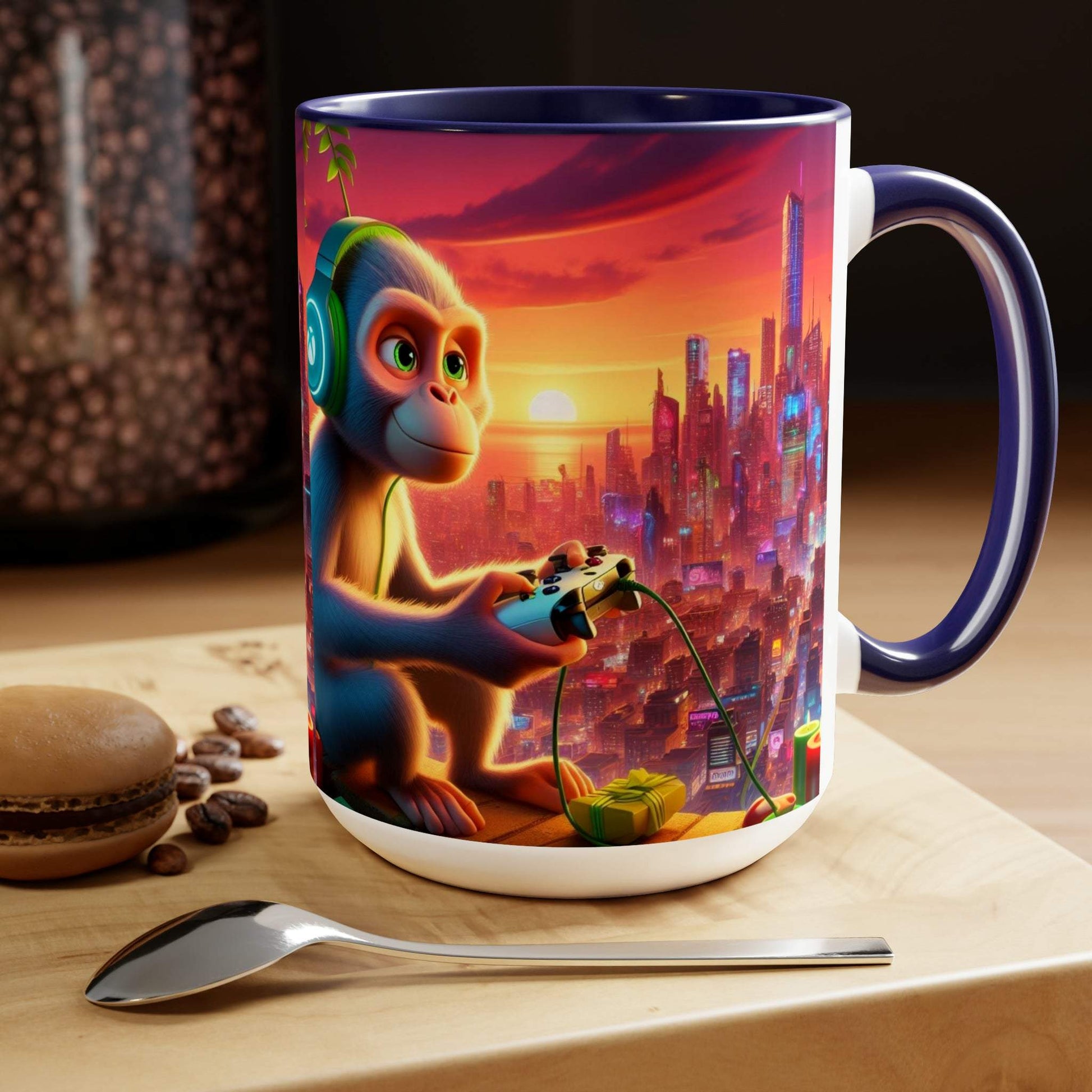 monkey mug, gaming mug