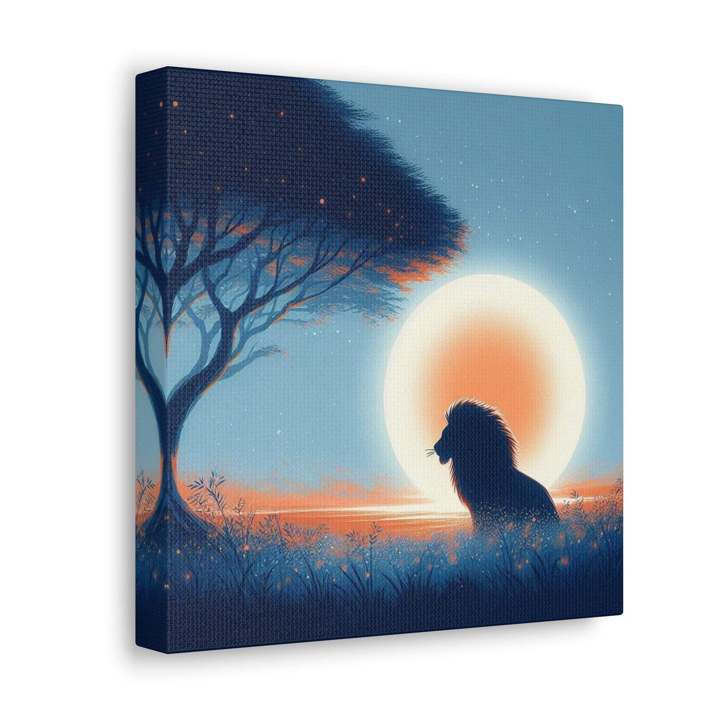 Lion Artwork, Lion wall art canvas