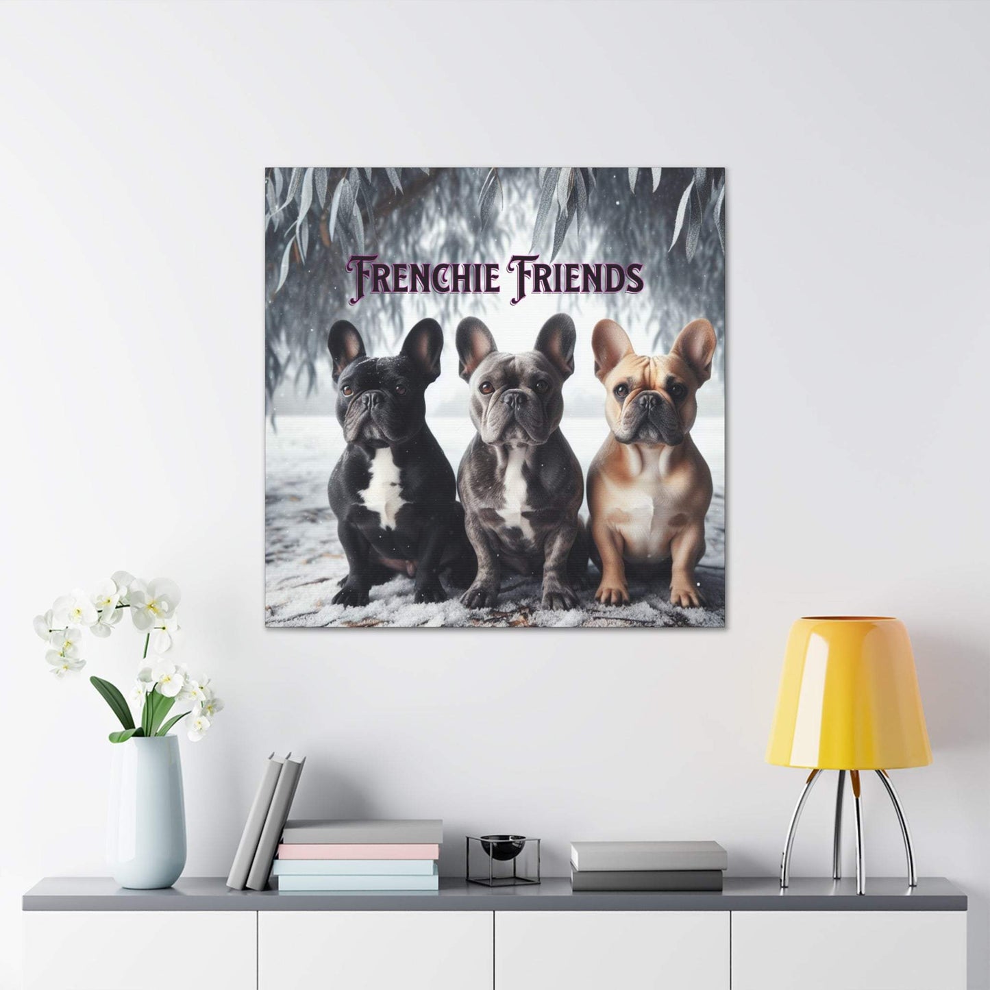 french bulldog artwork, frenchie artwork, frenchie wall art