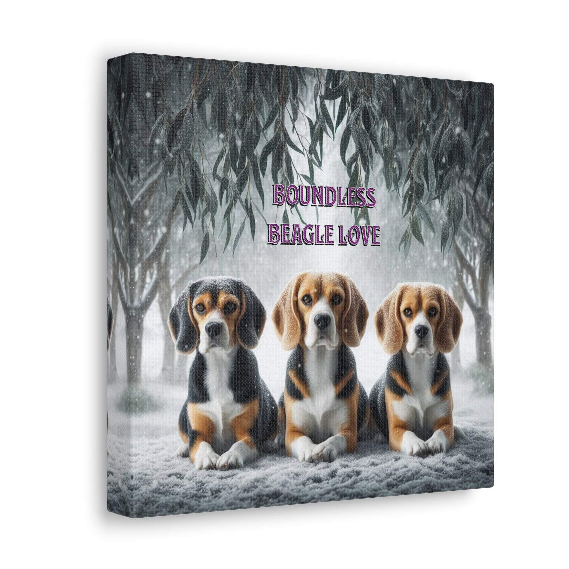 beagle artwork, beagle wall art, beagle canvas art