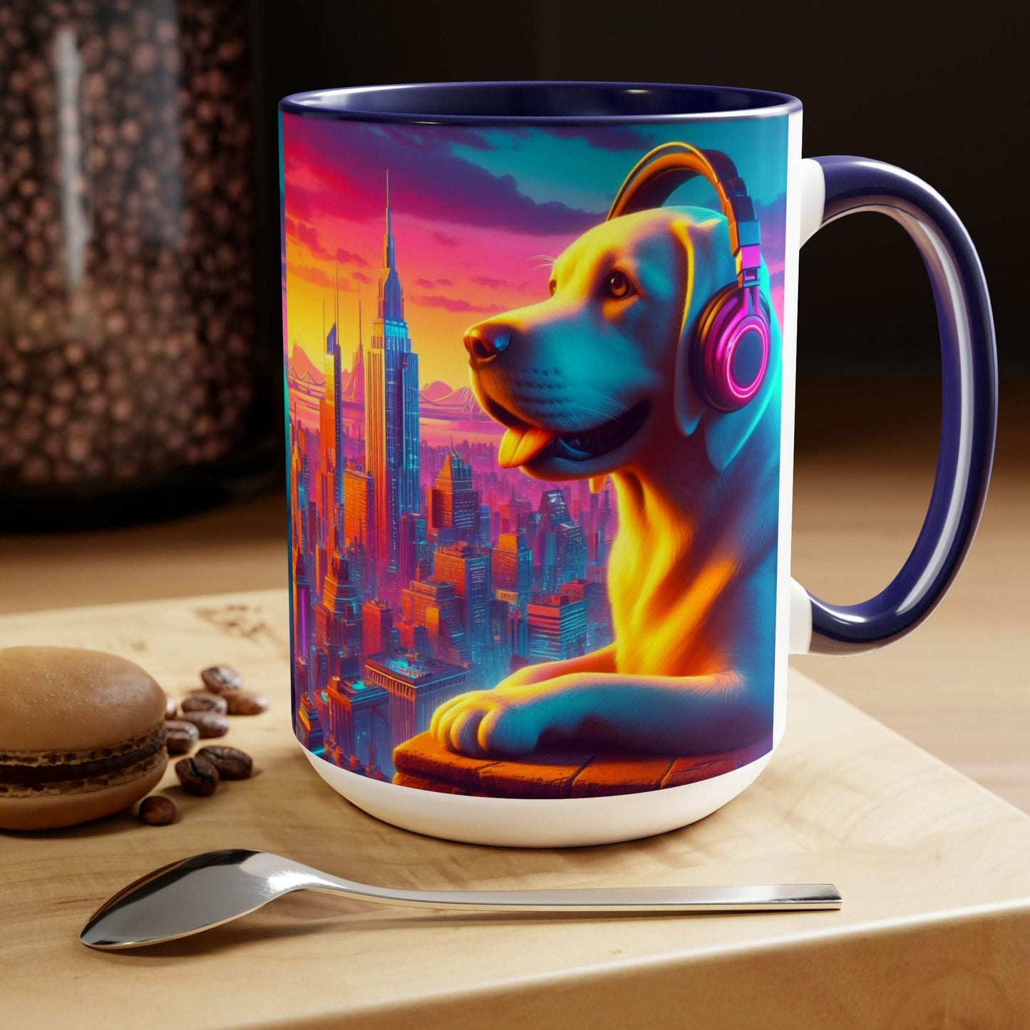 labrador mug, gaming mug