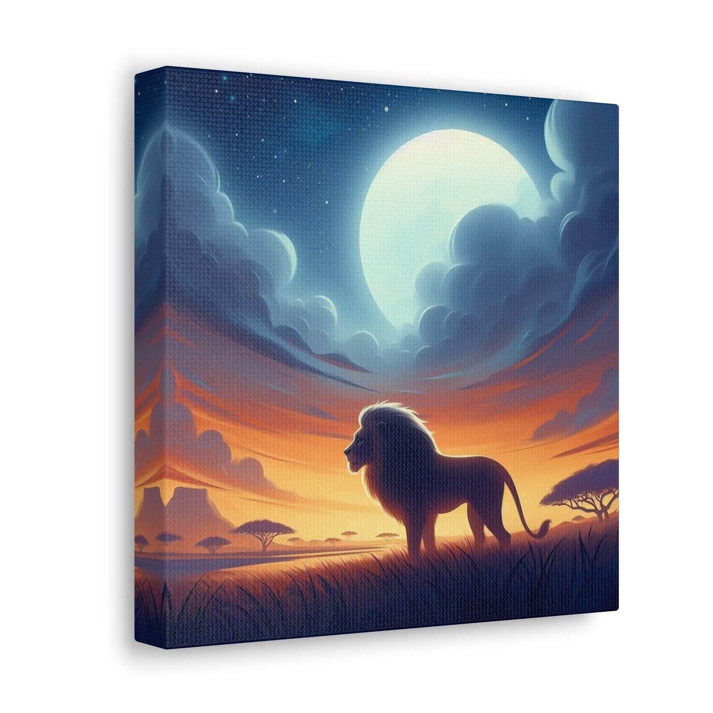 Lion Artwork, Lion wall art canvas