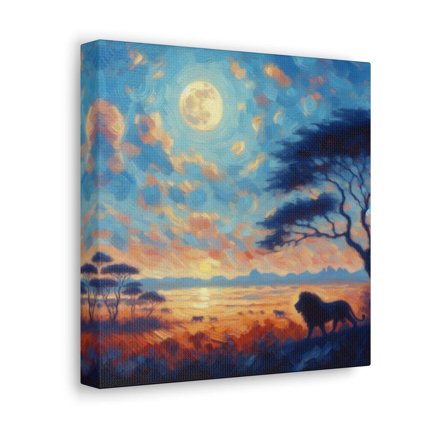 Lion Artwork, Lion wall art canvas