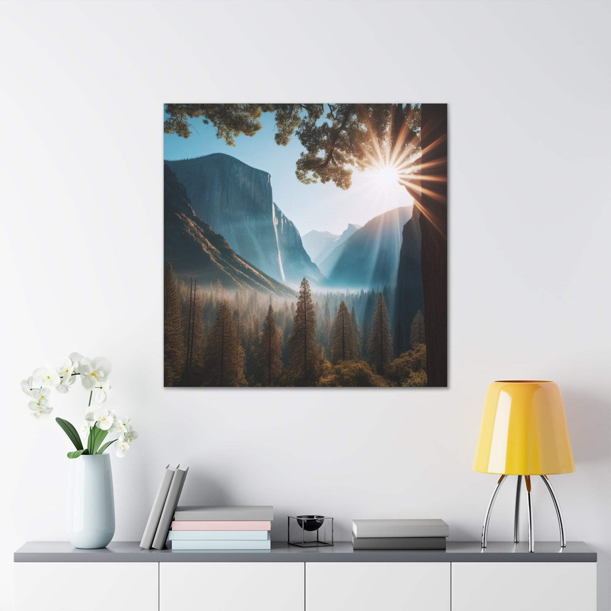 yosemite print, landscape print