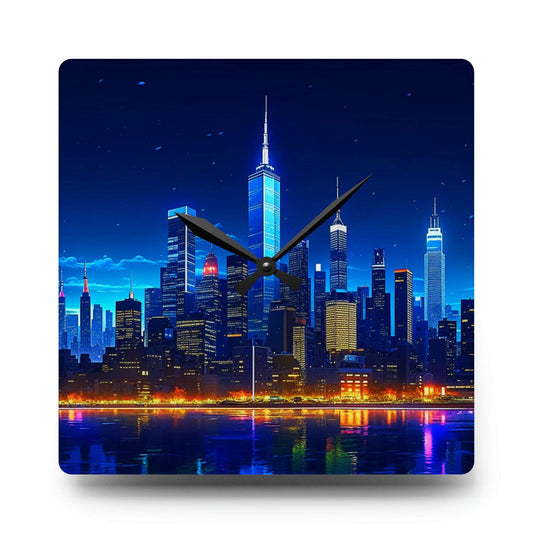 unique wall clock, new york clock