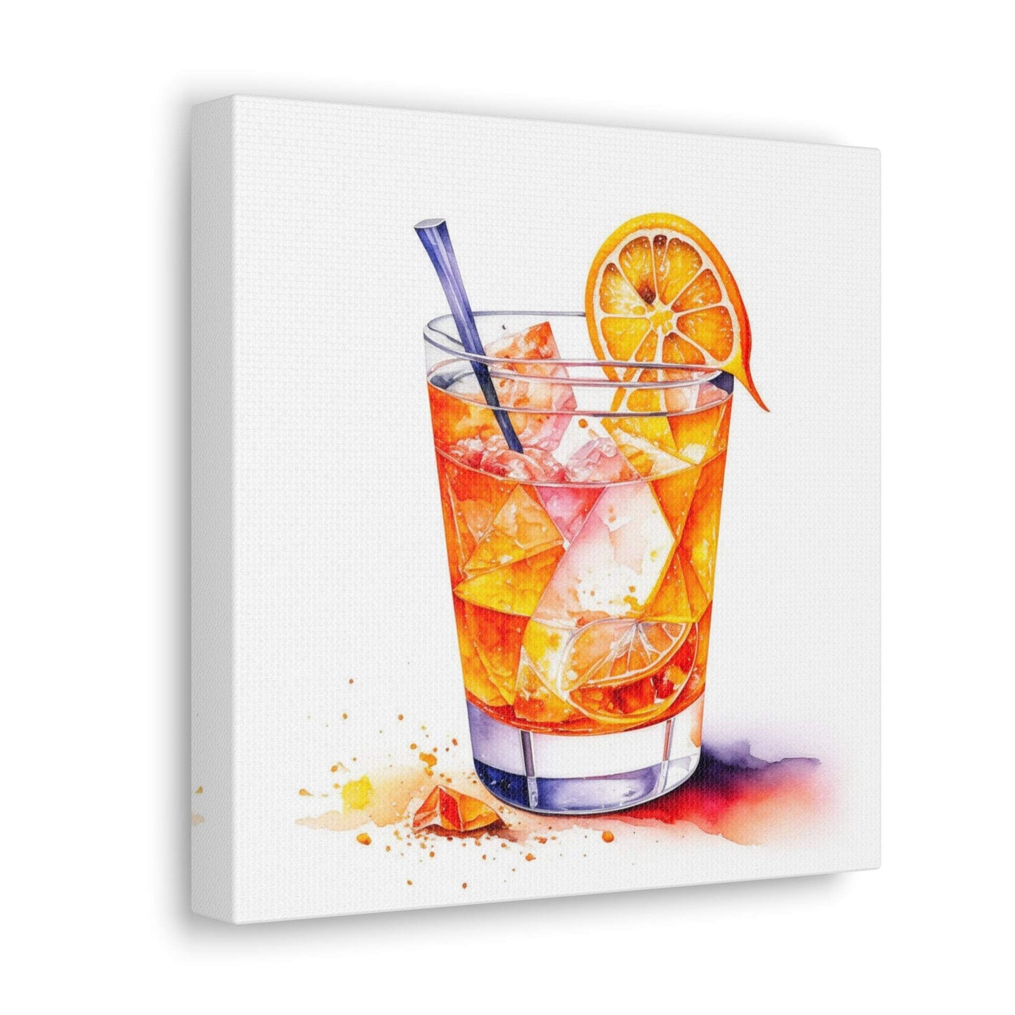 aperol spritz poster, cocktail poster, bar cart decor