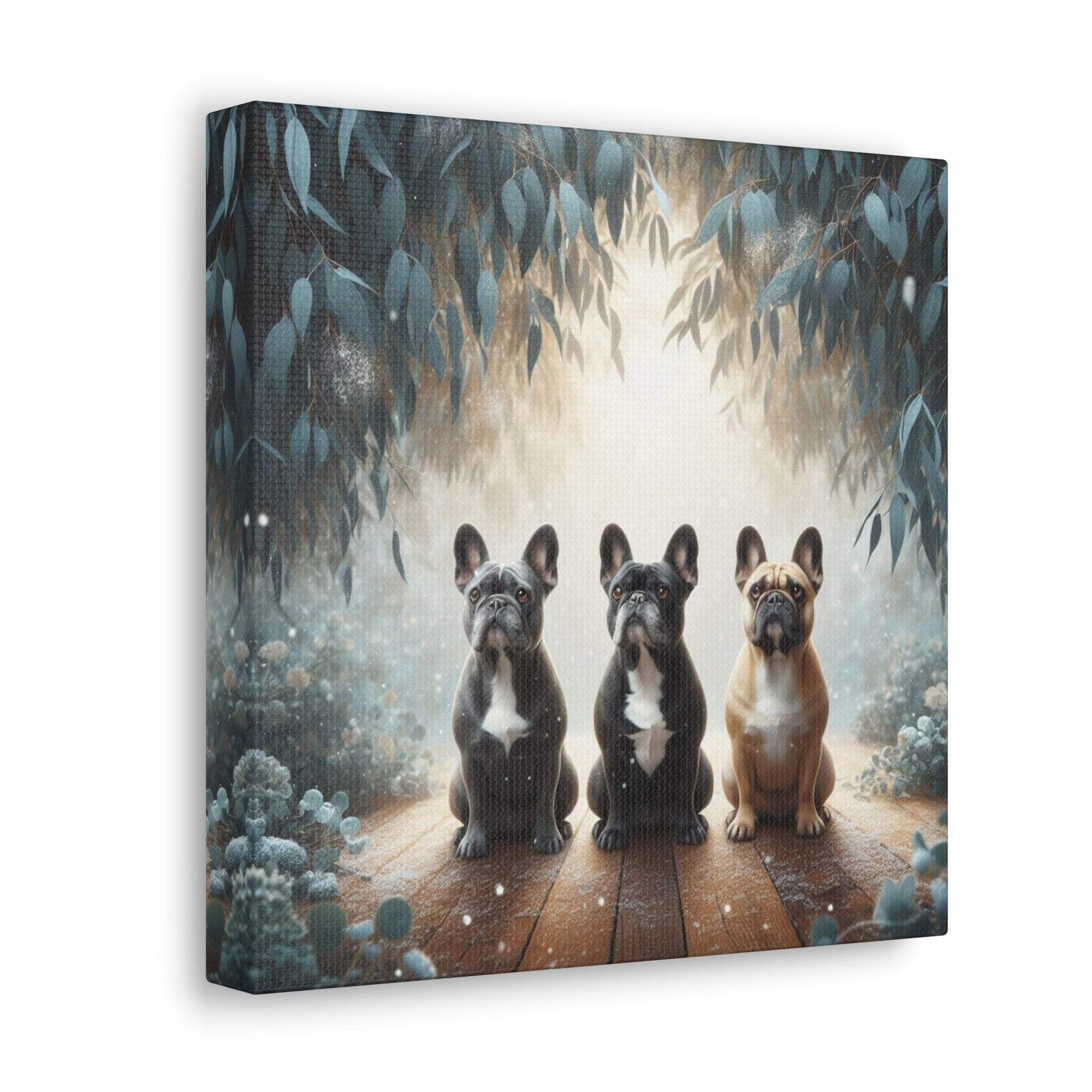 frenchie artwork, french bulldog wall art, frenchie canvas