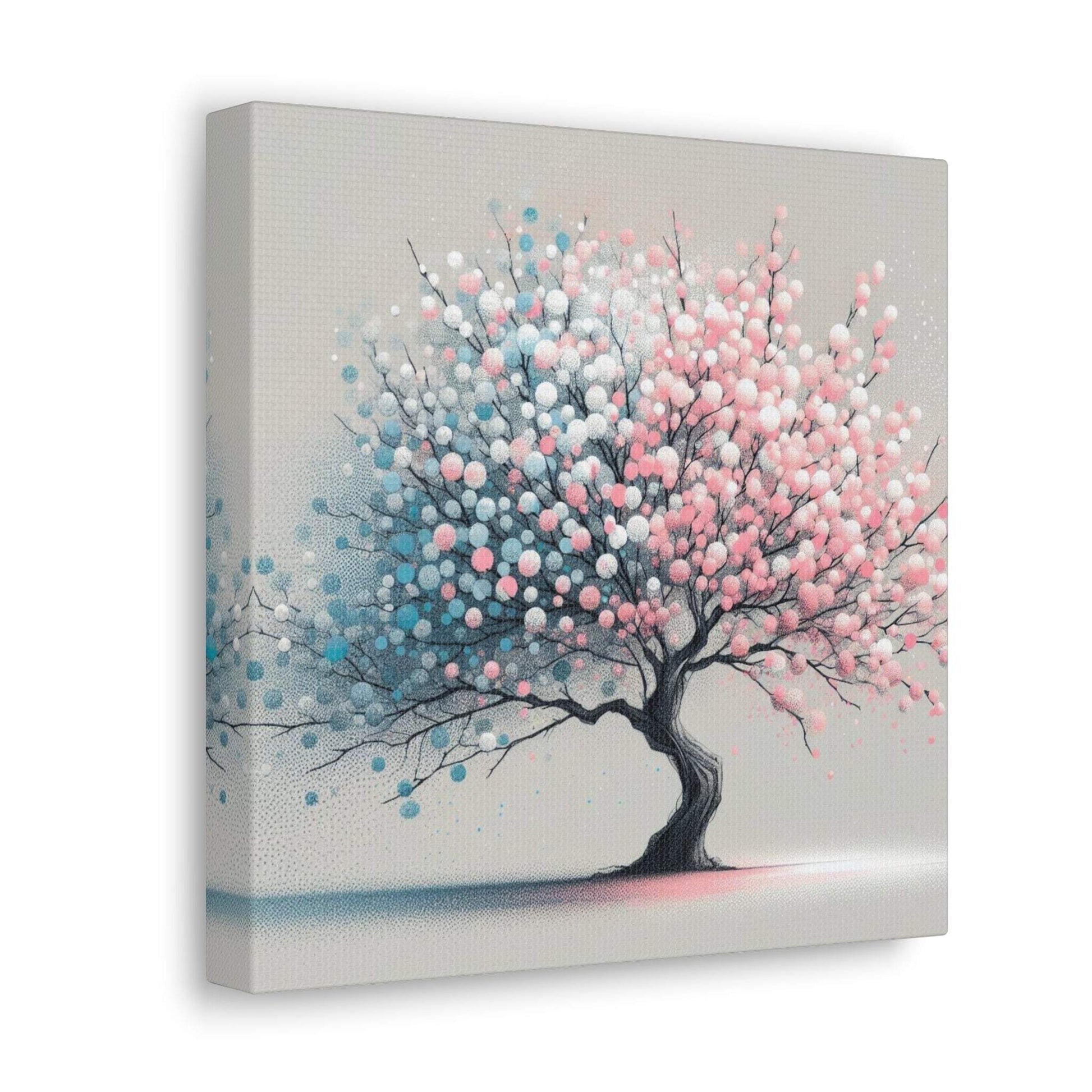 blossom artwork, cherry blossom wall art, blossom canvas