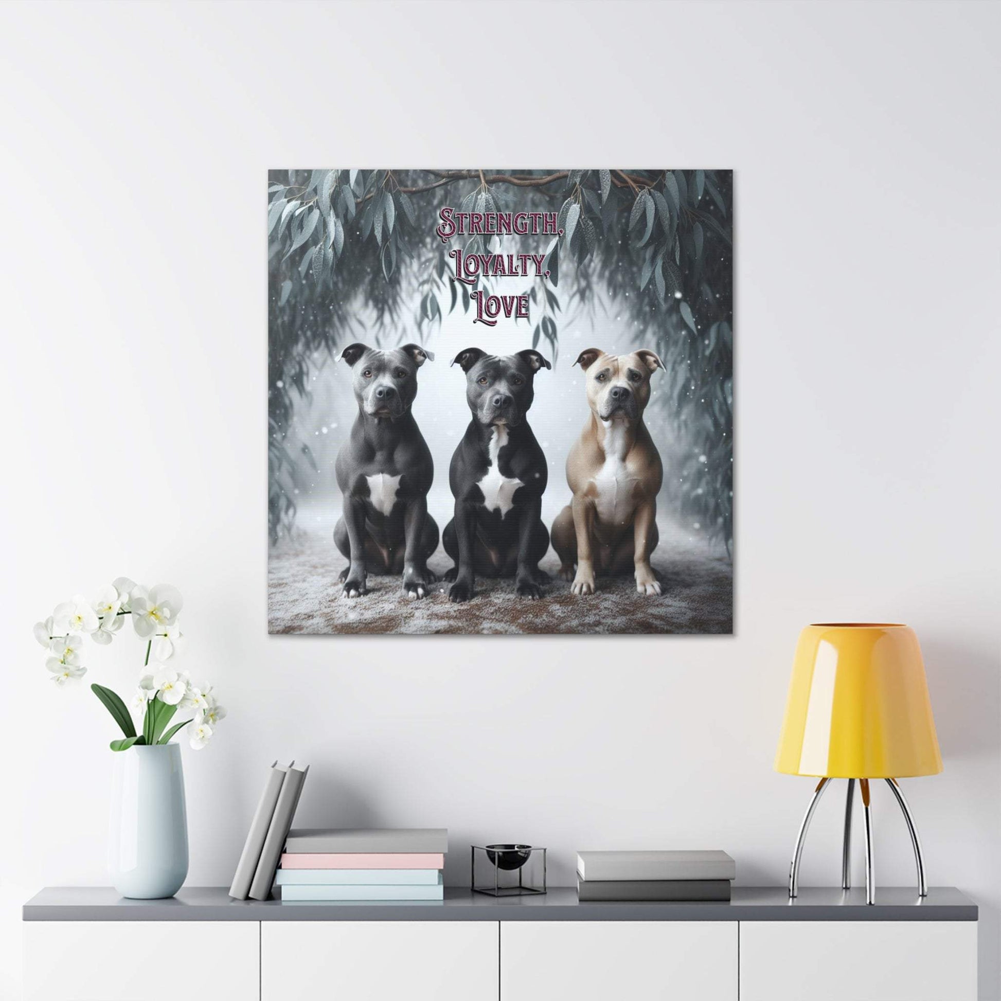 pitbull dog poster, pitbull artwork