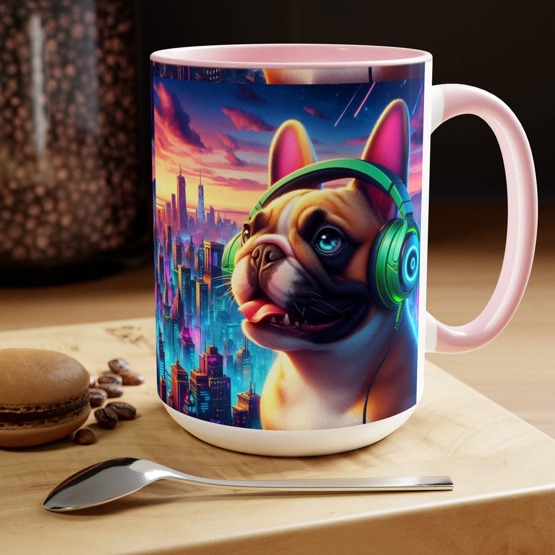 french bulldog mug, gaming mug