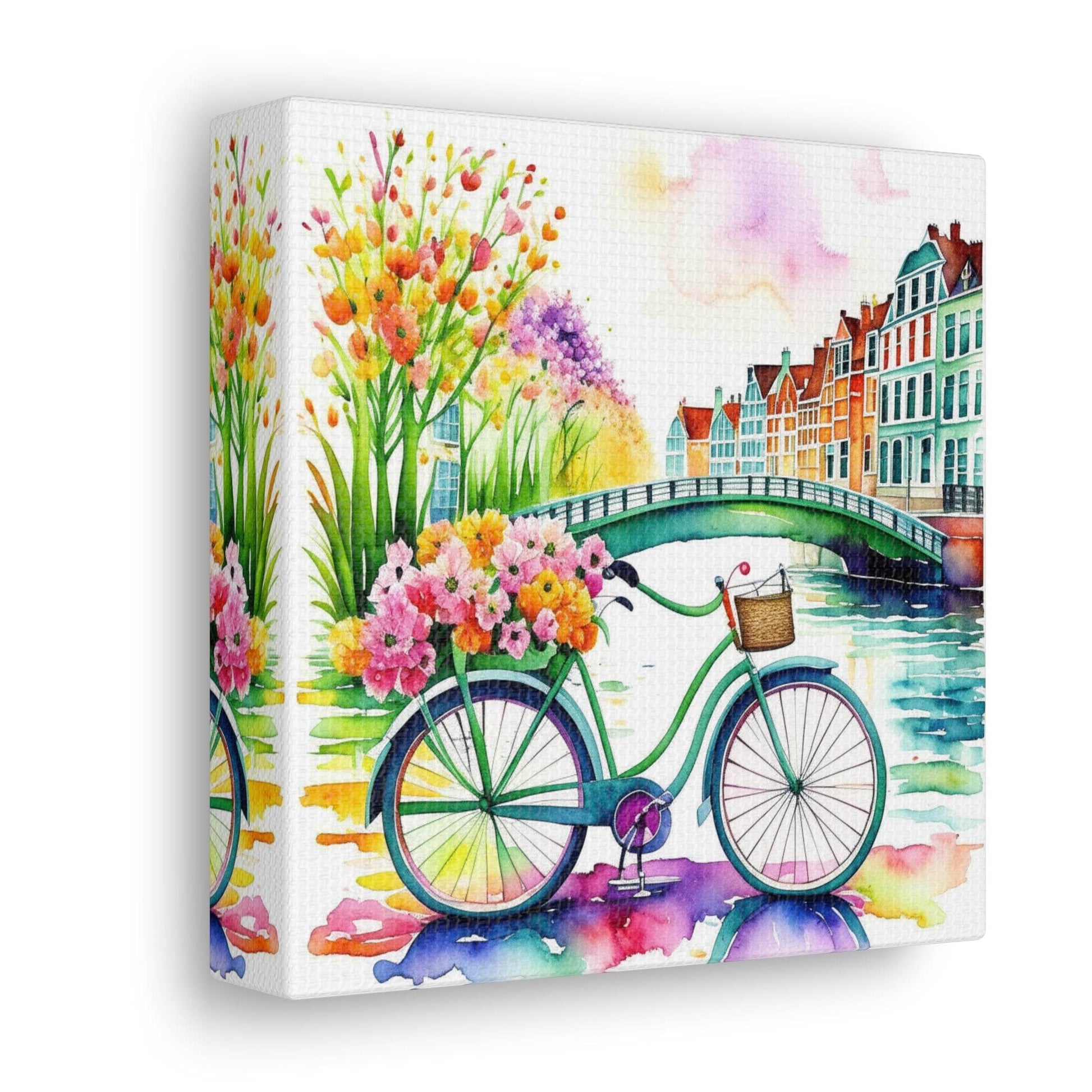 amsterdam wall art, amsterdam painting, amsterdam poster