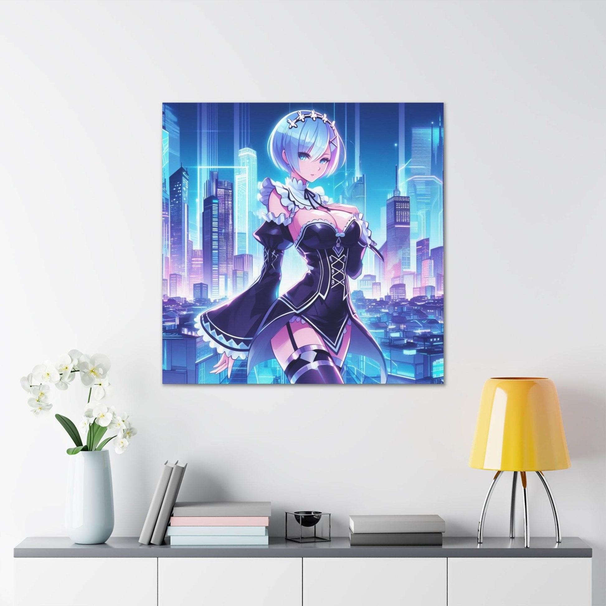 anime art, anime girl poster