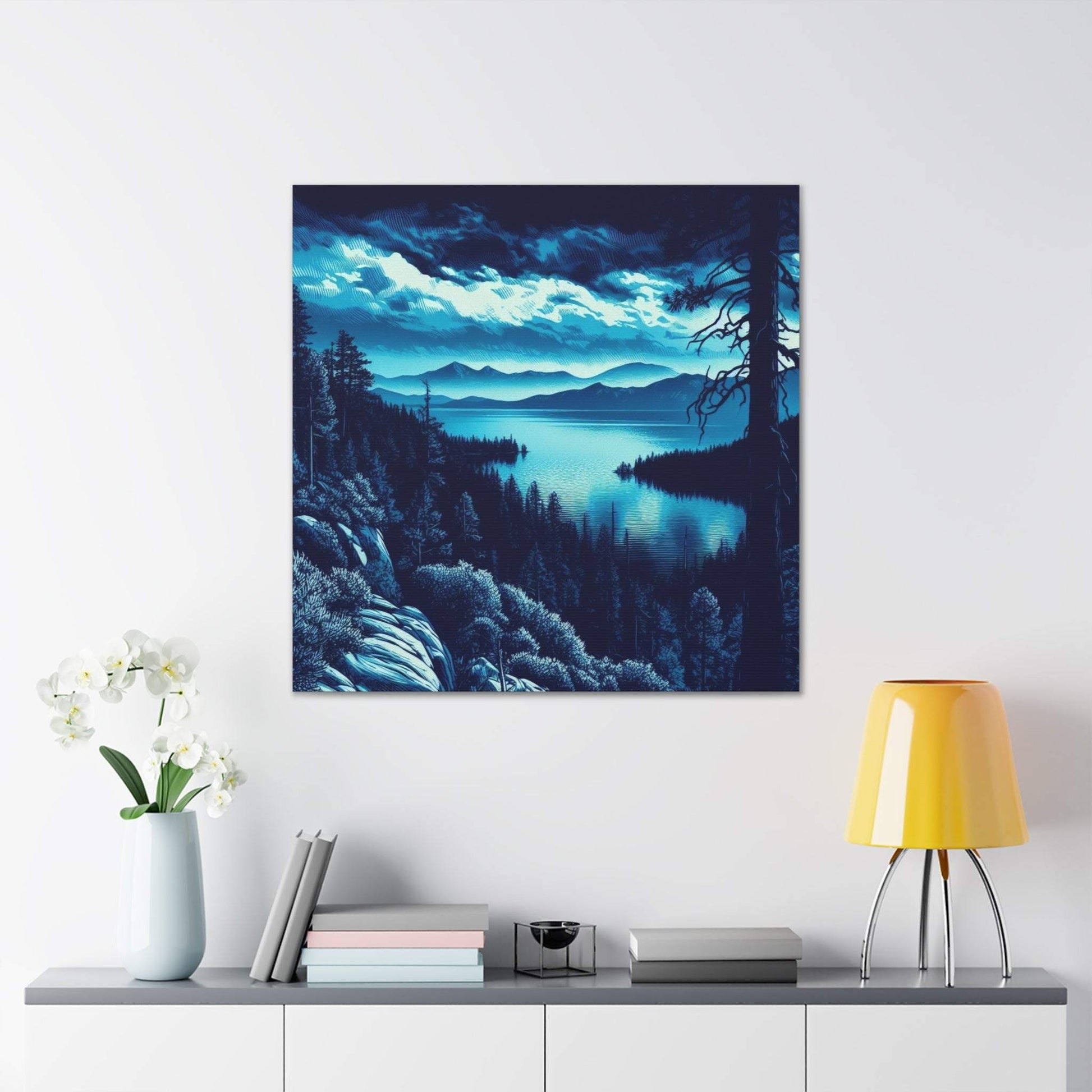 lake tahoe wall art, landscape print