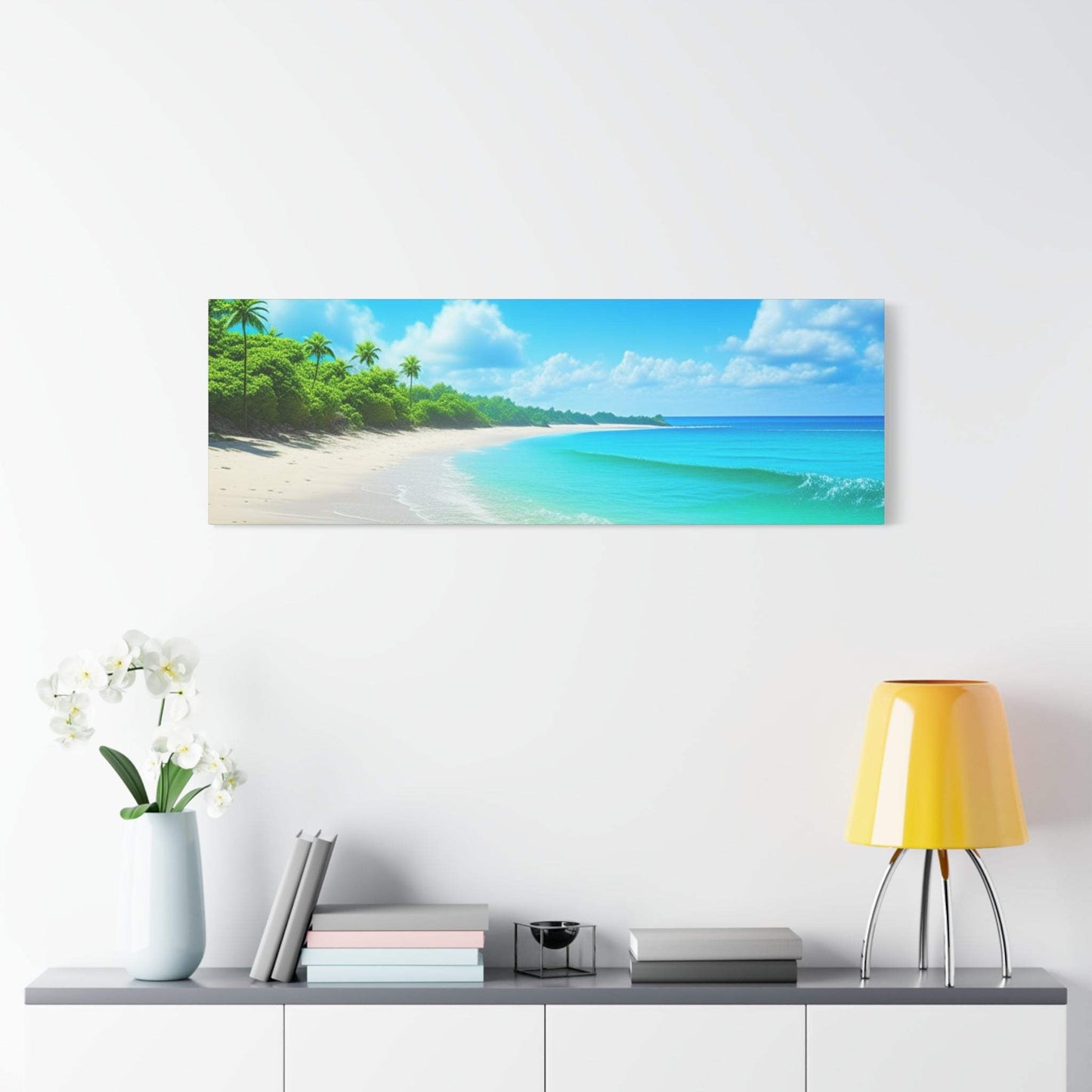 coastal artwork, ocean canvas wall art, beach canvas art, abstract seascape