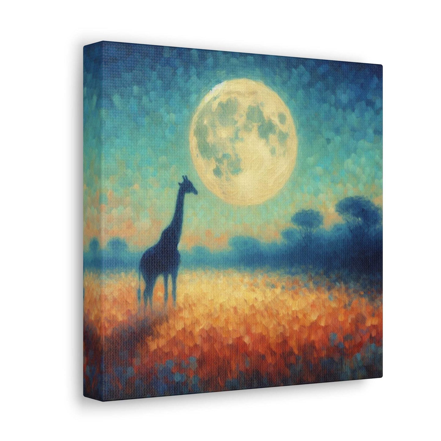 giraffe artwork, giraffe wall art canvas