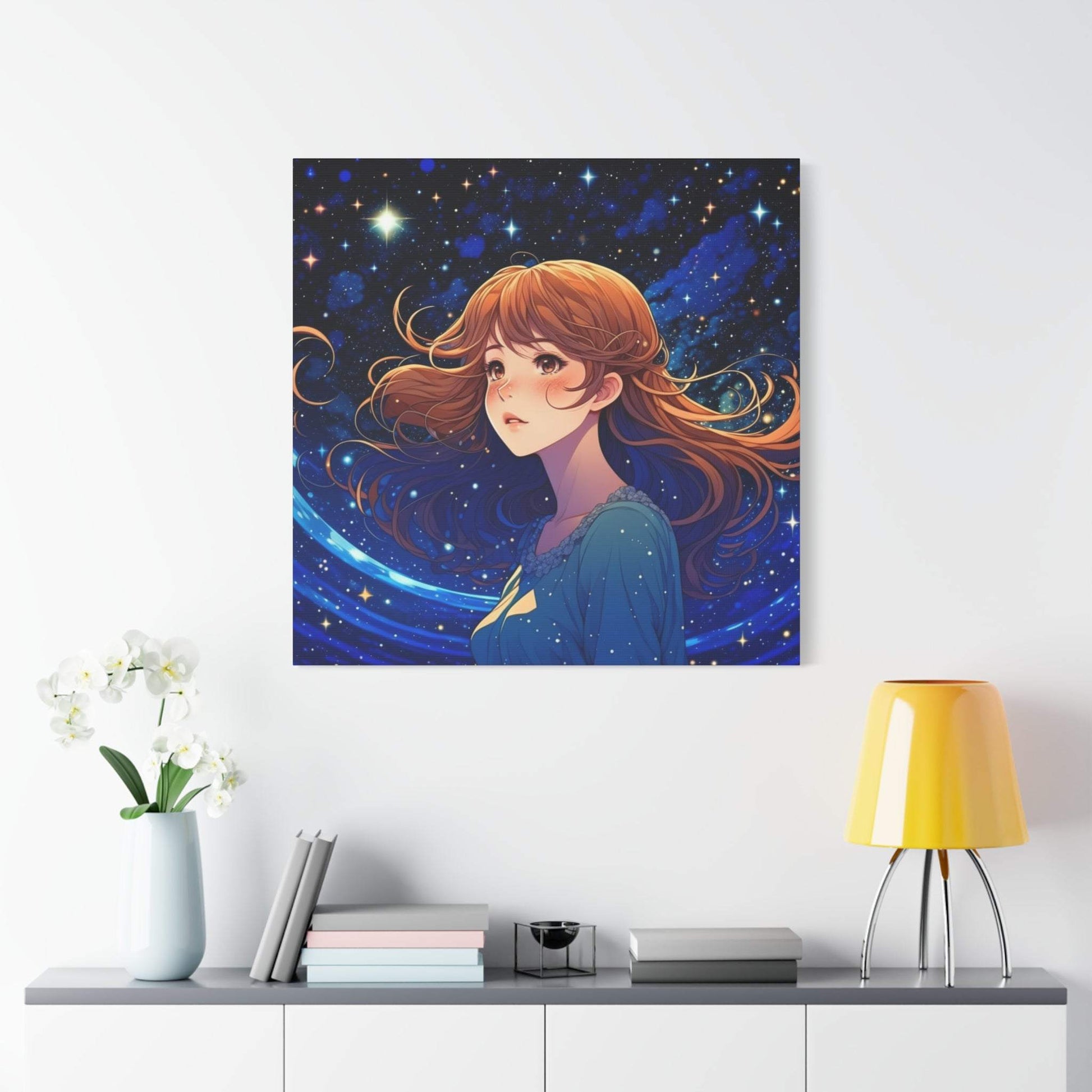 anime art, anime girl poster