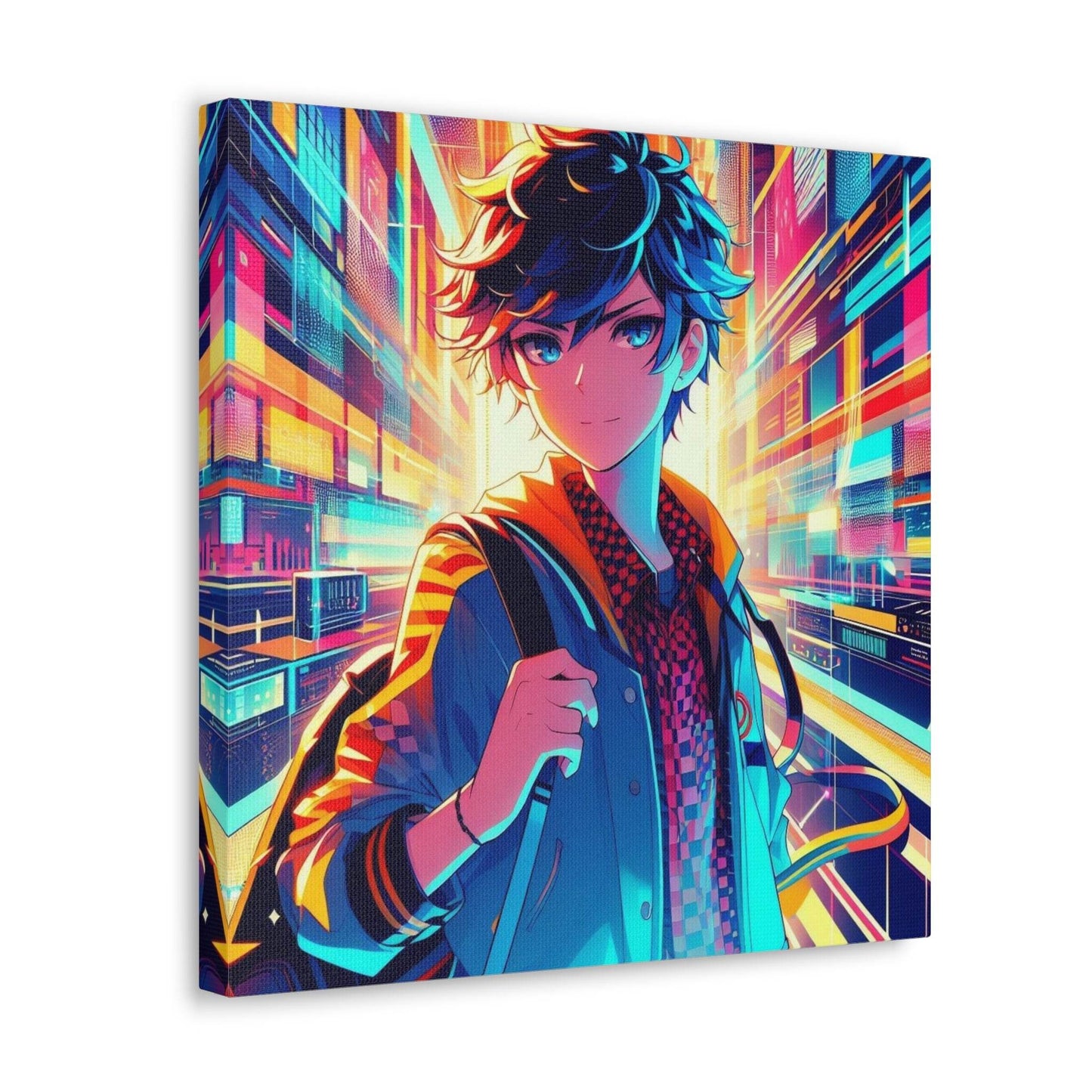 anime art, anime boy poster