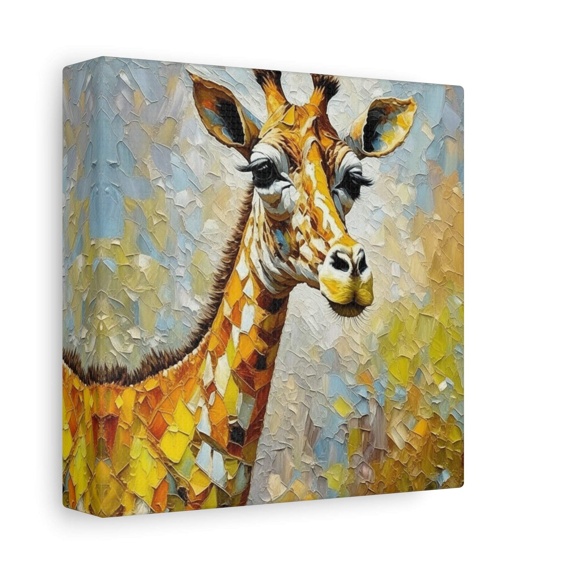 giraffe wall art, giraffe canvas, giraffe artwork