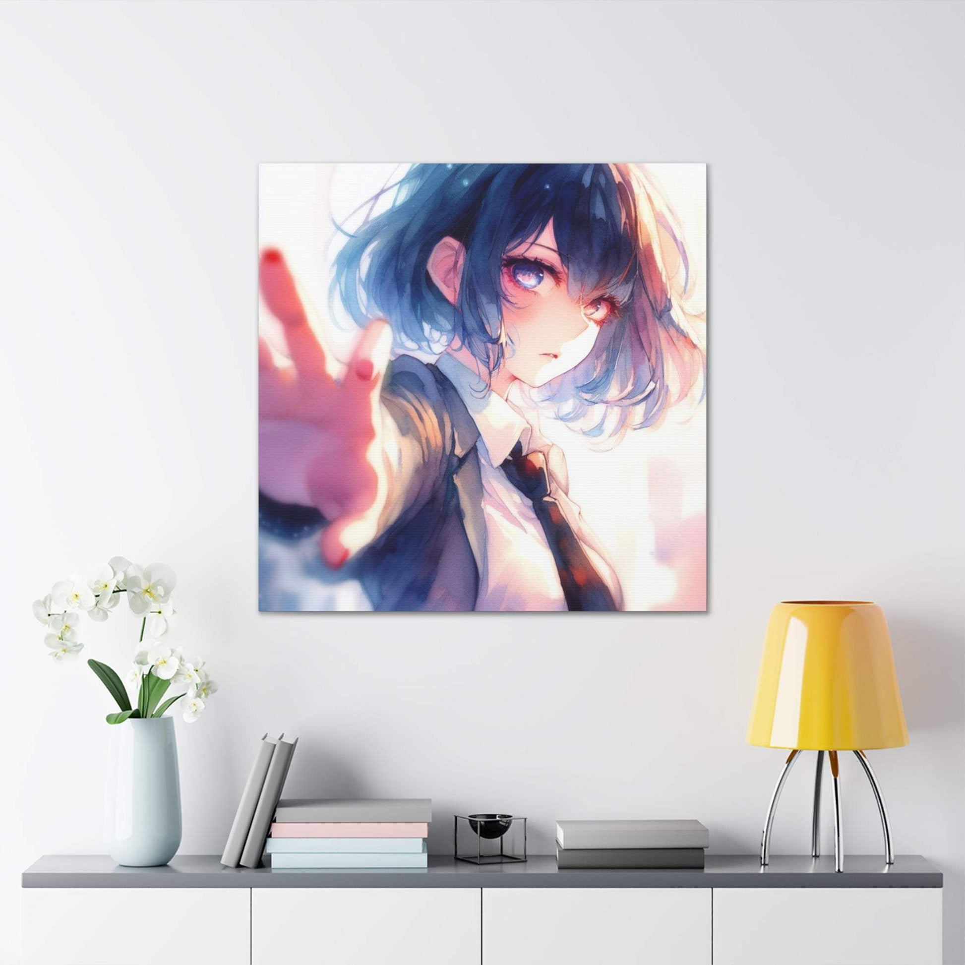 anime art, anime girl poster